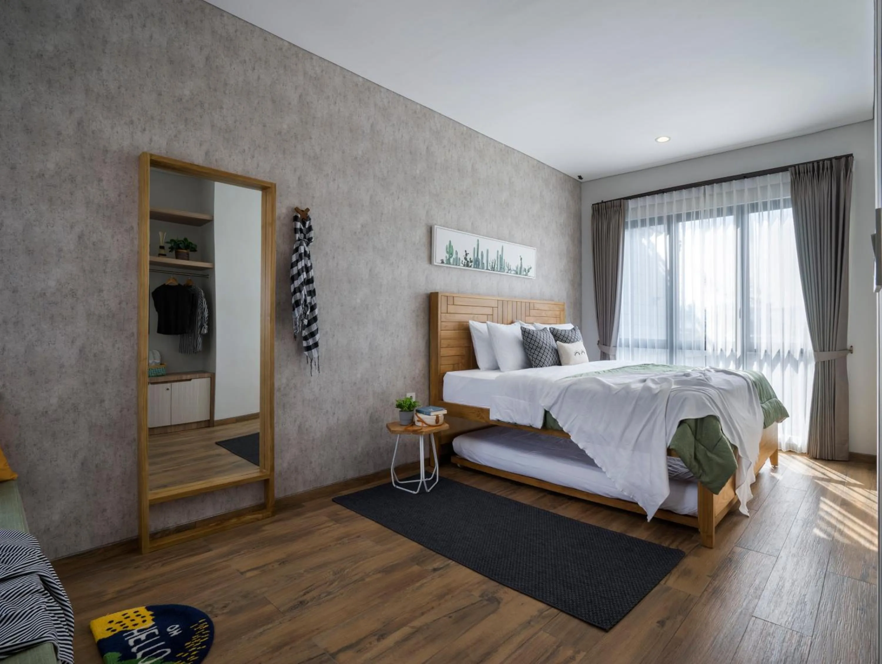 Bed in GAIA Lodge The Kusuma Hill Batu - Malang