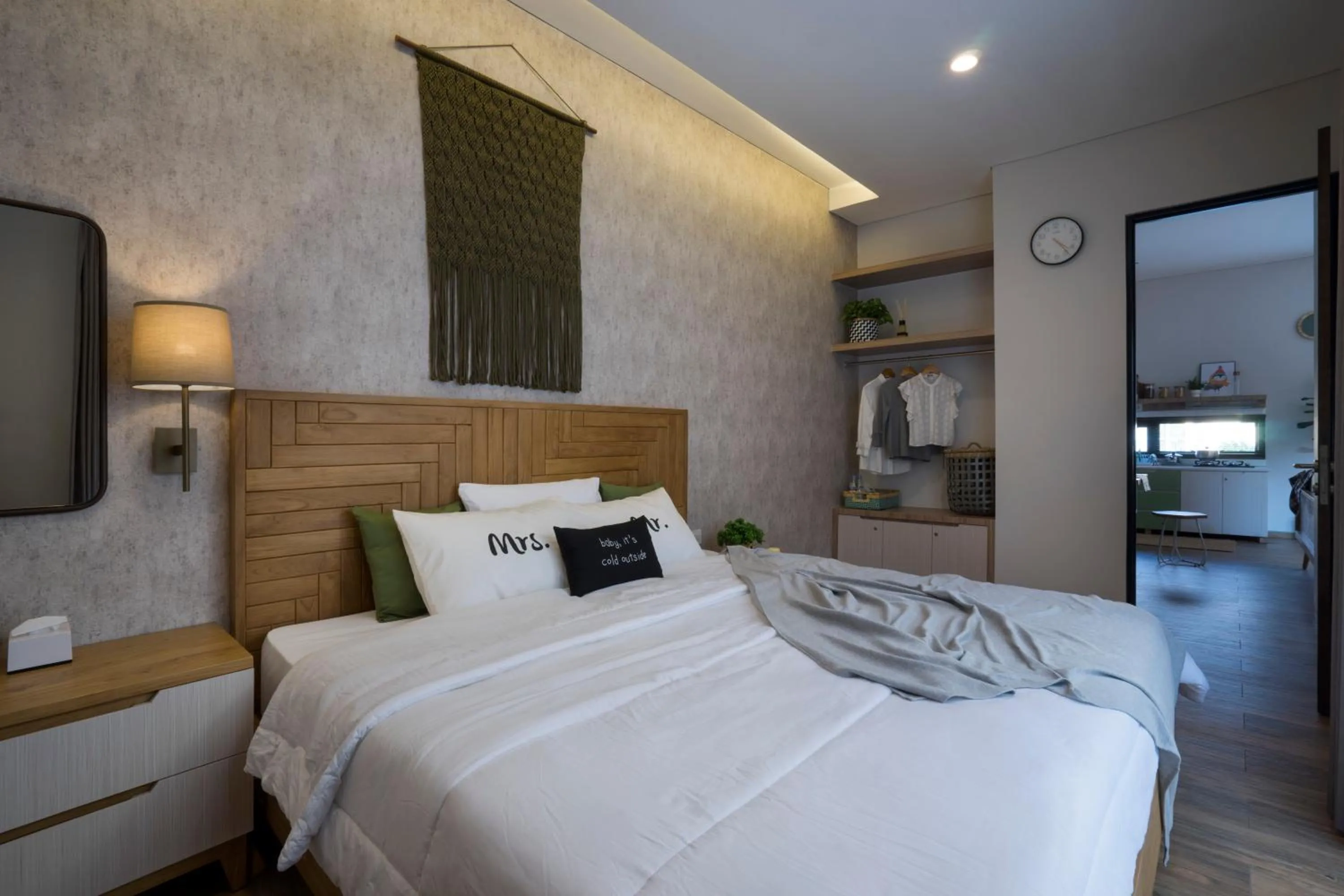 Bed in GAIA Lodge The Kusuma Hill Batu - Malang