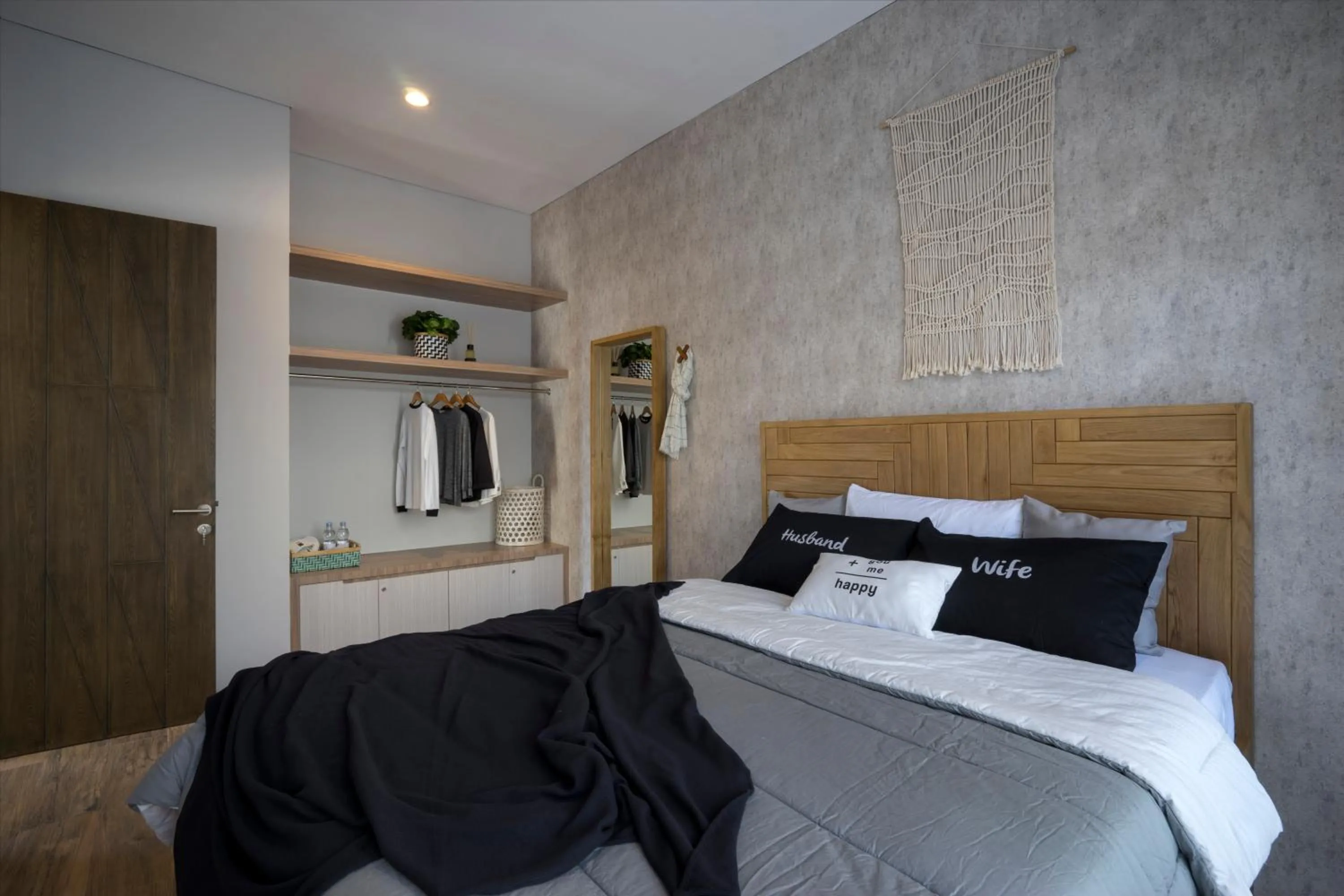 Bed in GAIA Lodge The Kusuma Hill Batu - Malang