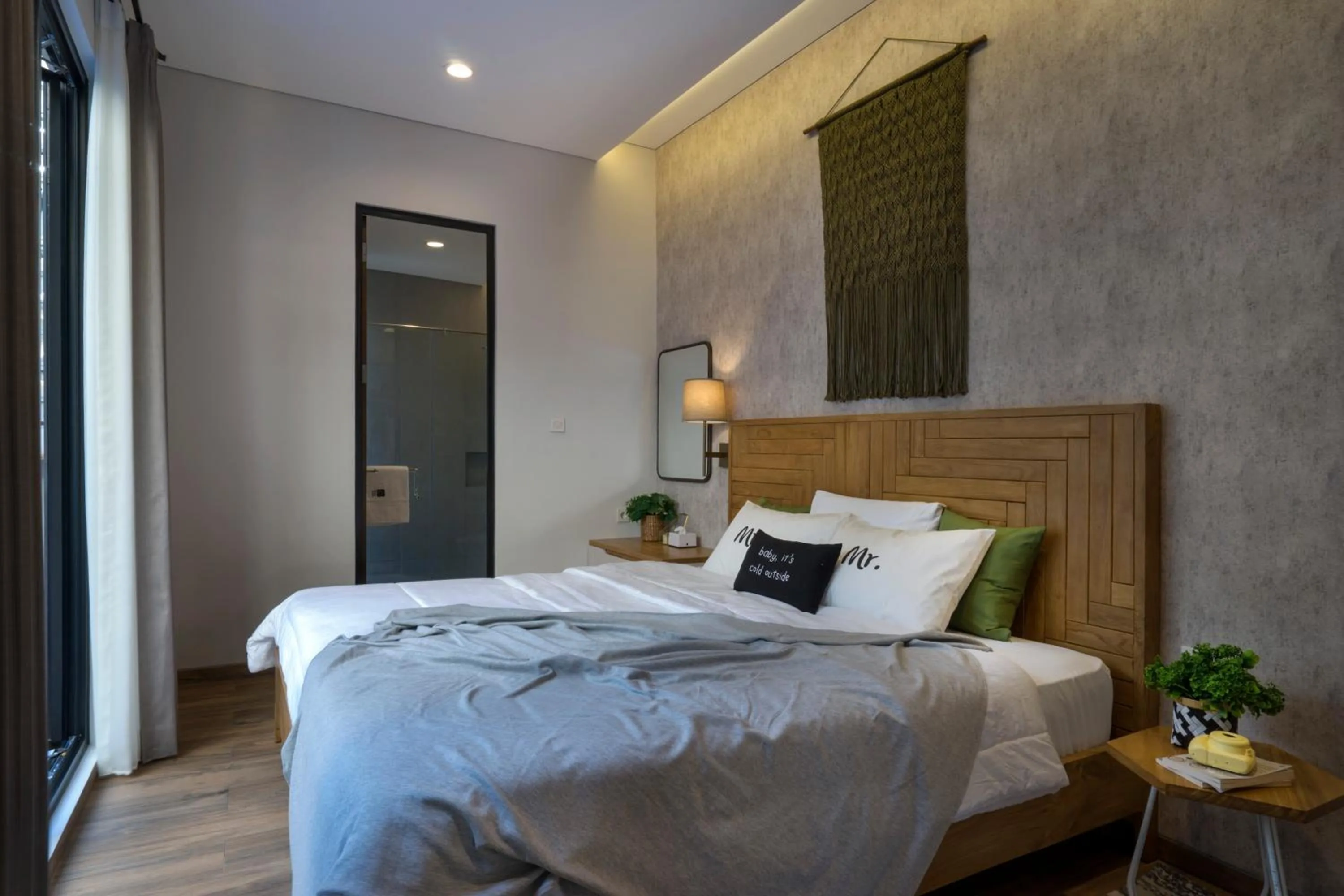 Bed in GAIA Lodge The Kusuma Hill Batu - Malang