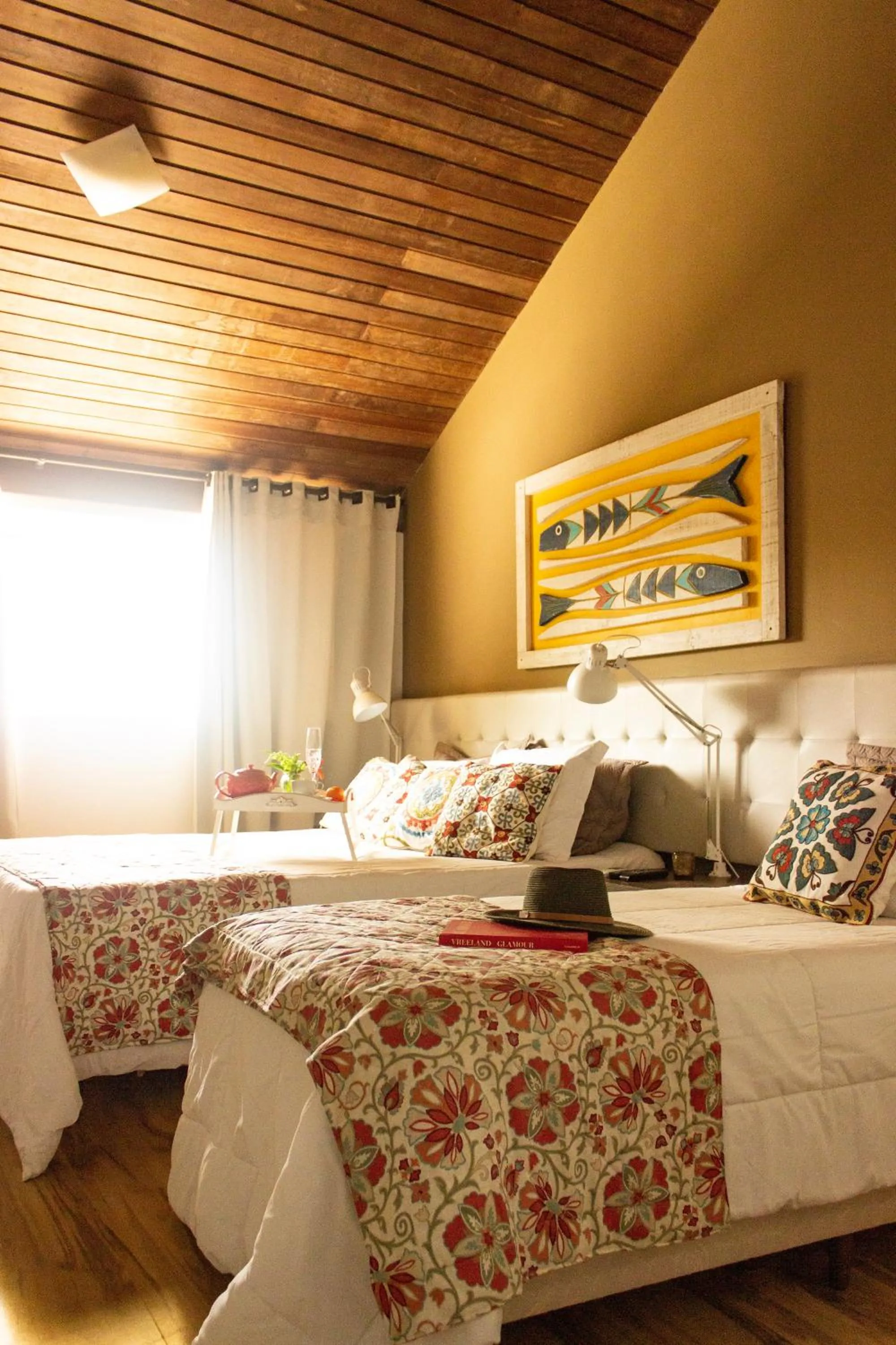 Bed in Pousada Ponta da Vigia