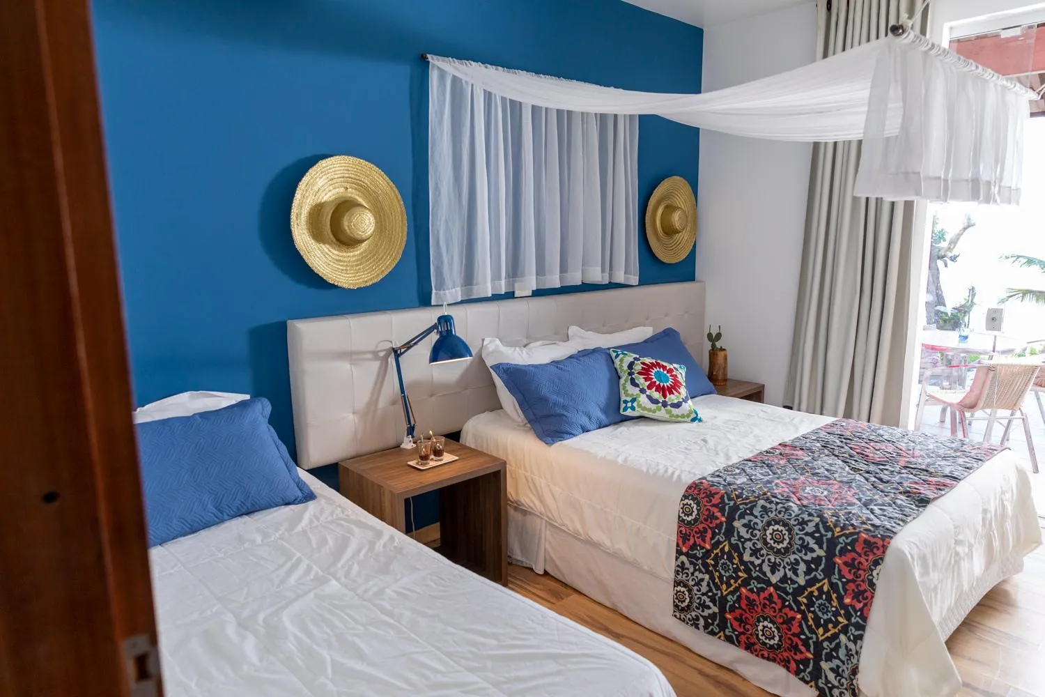 Bed in Pousada Ponta da Vigia