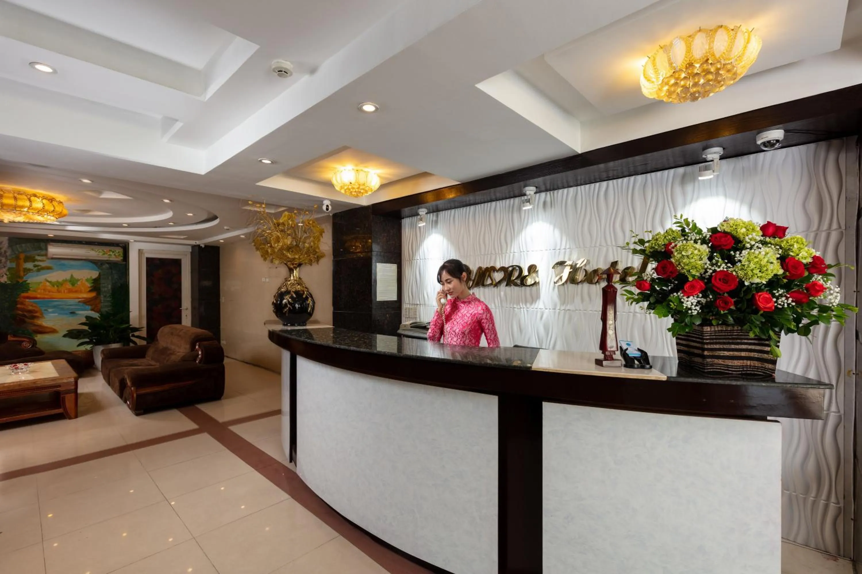 Lobby or reception in Hanoi Amore Hotel & Travel
