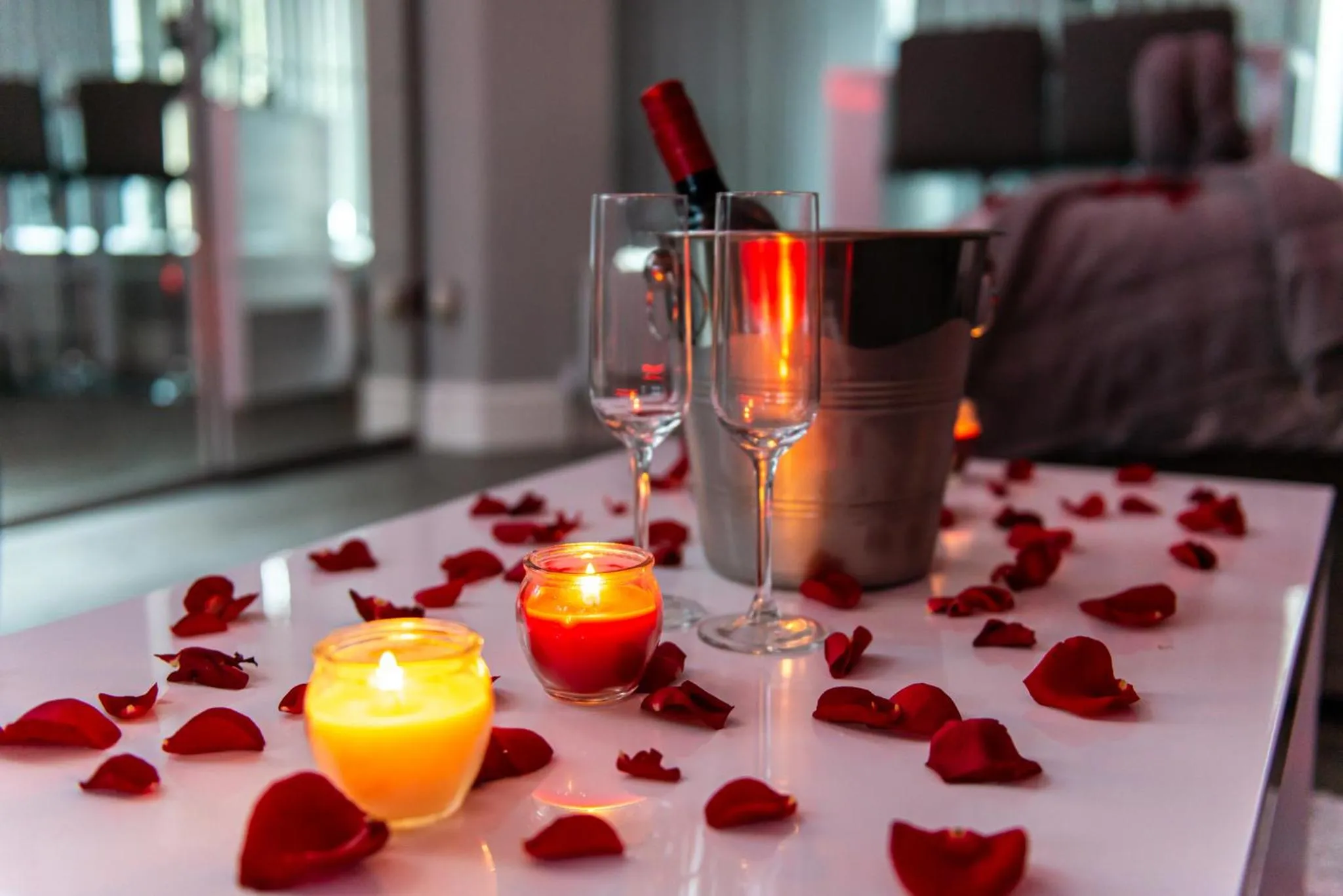 Living room in Aphrodite Suites