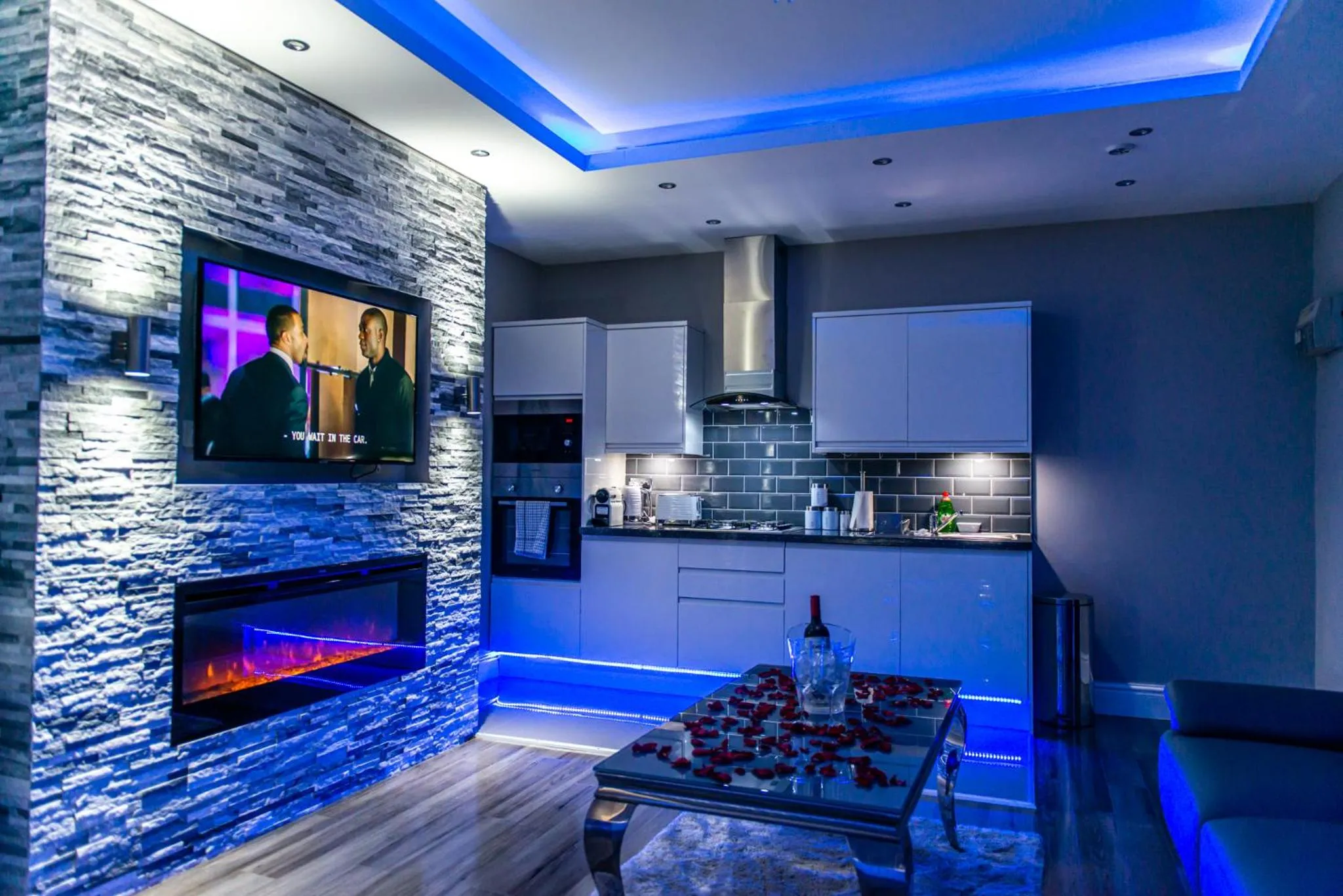 Bedroom in Aphrodite Suites