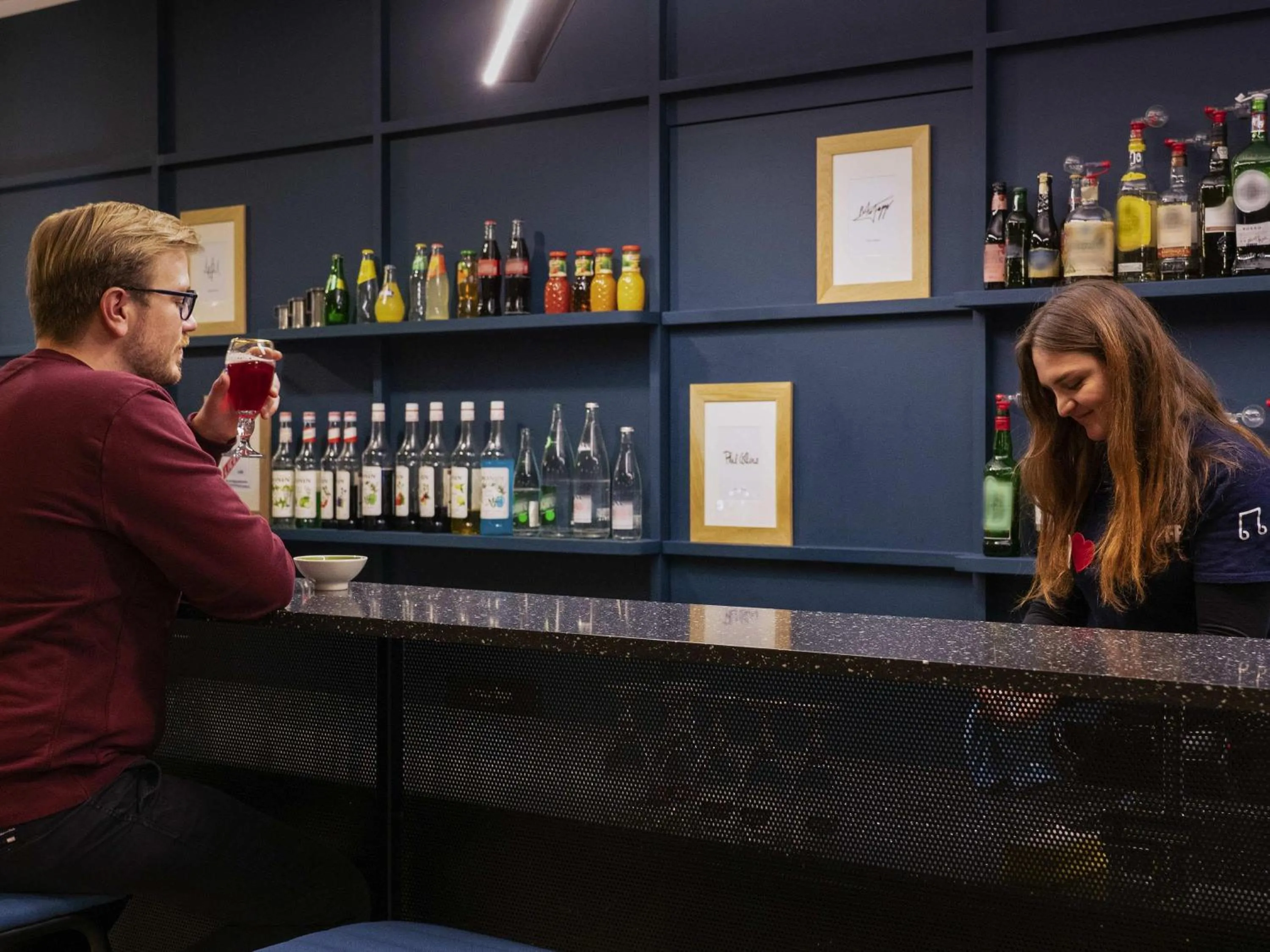 Lounge or bar in ibis Styles Nancy Centre Gare