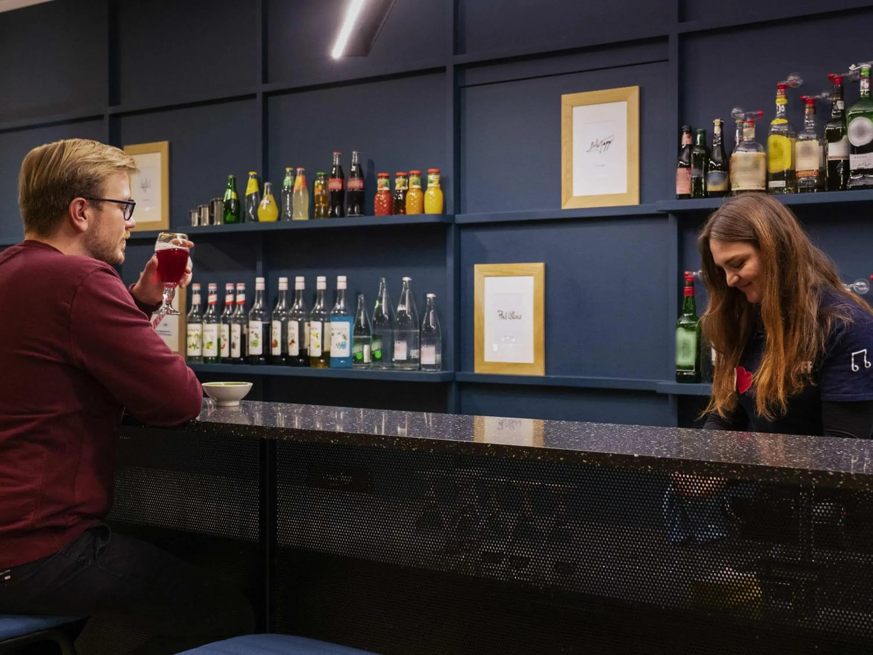 Lounge or bar in ibis Styles Nancy Centre Gare Lounge or bar in ibis Styles Nancy Centre Gare