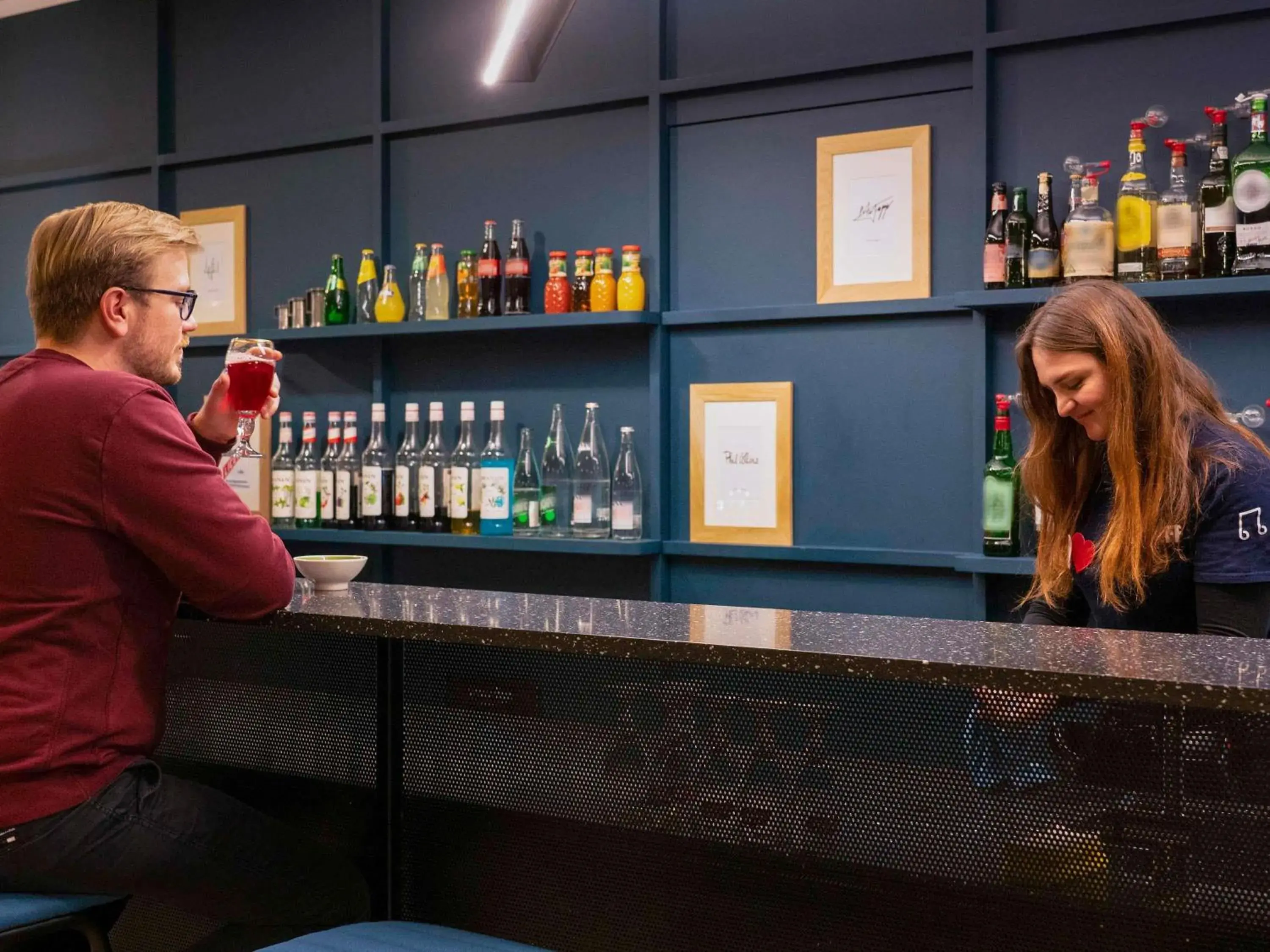 Lounge or bar in ibis Styles Nancy Centre Gare Lounge or bar in ibis Styles Nancy Centre Gare