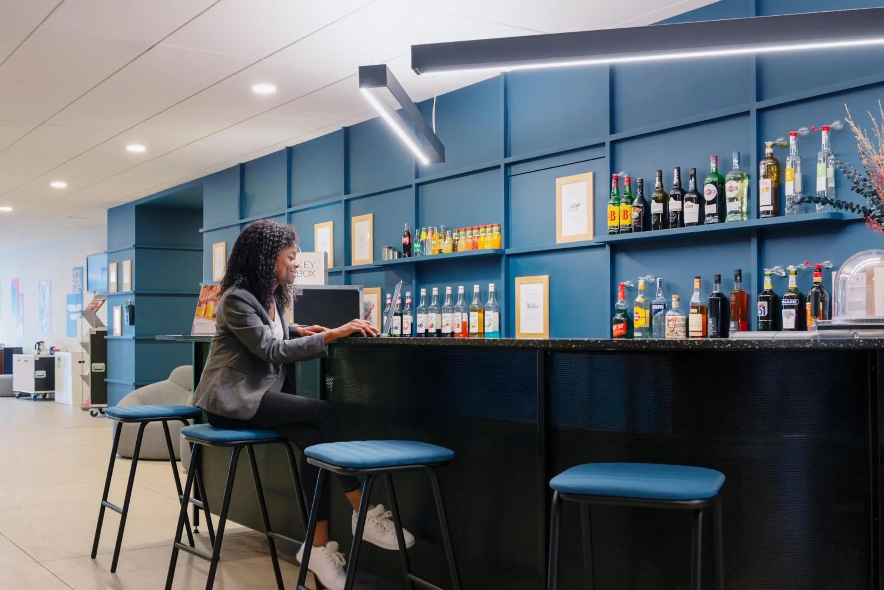 Lounge or bar in ibis Styles Nancy Centre Gare Lounge or bar in ibis Styles Nancy Centre Gare