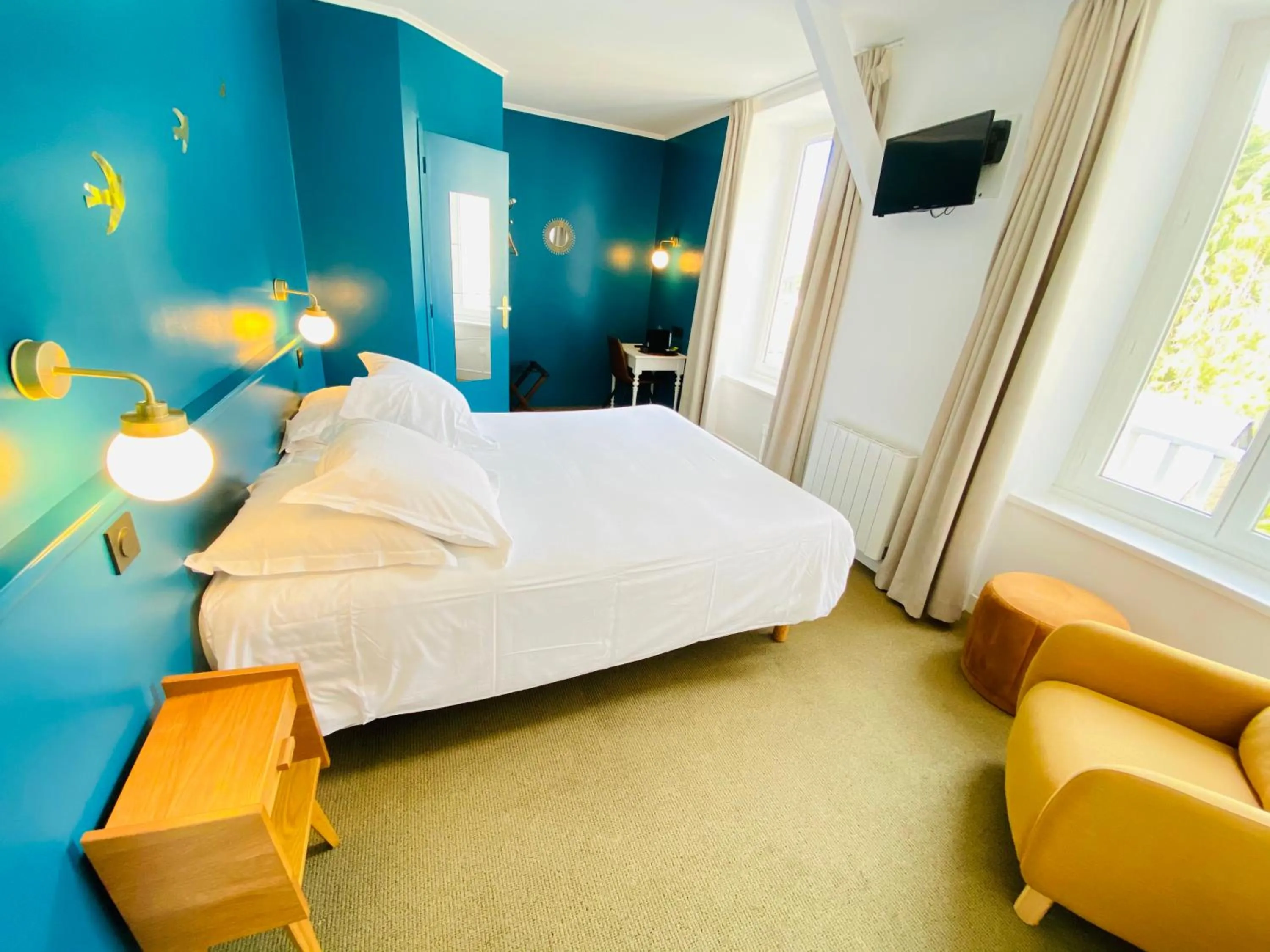 Bedroom, Bed in Hotel du Parc