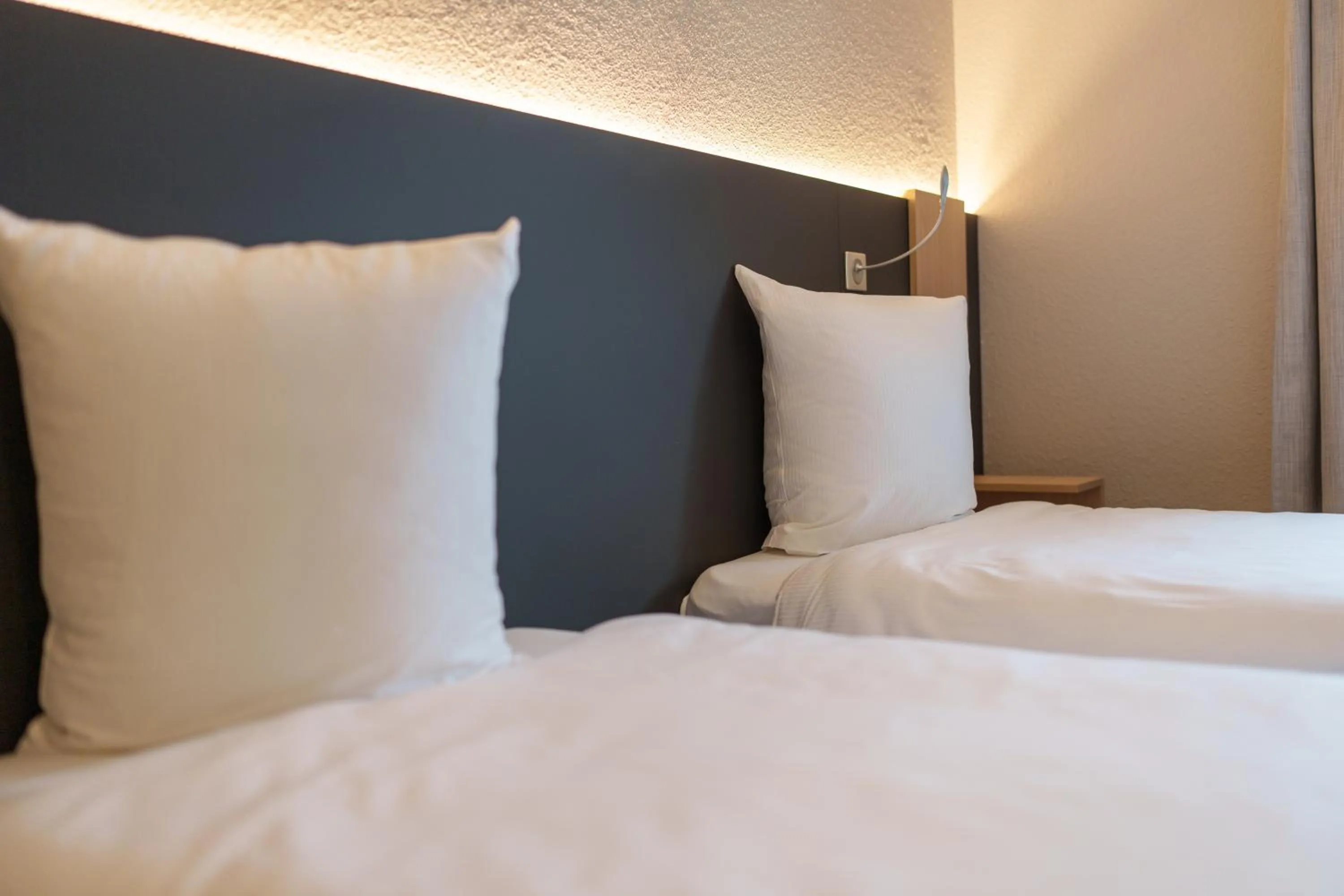 Bed in Logis Hôtel Restaurant Ritter'Hoft