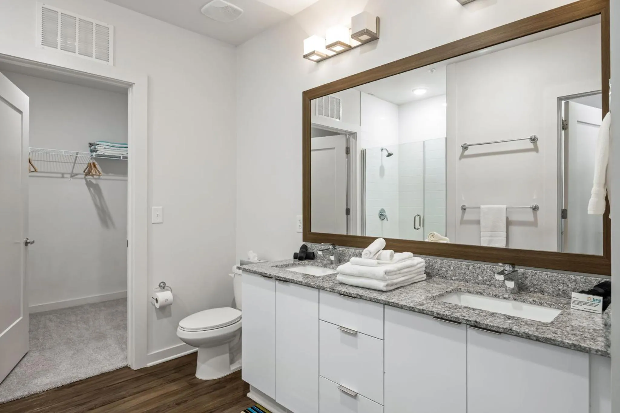 Shower in Spectacular Apartments by BCA Furnished Apartments