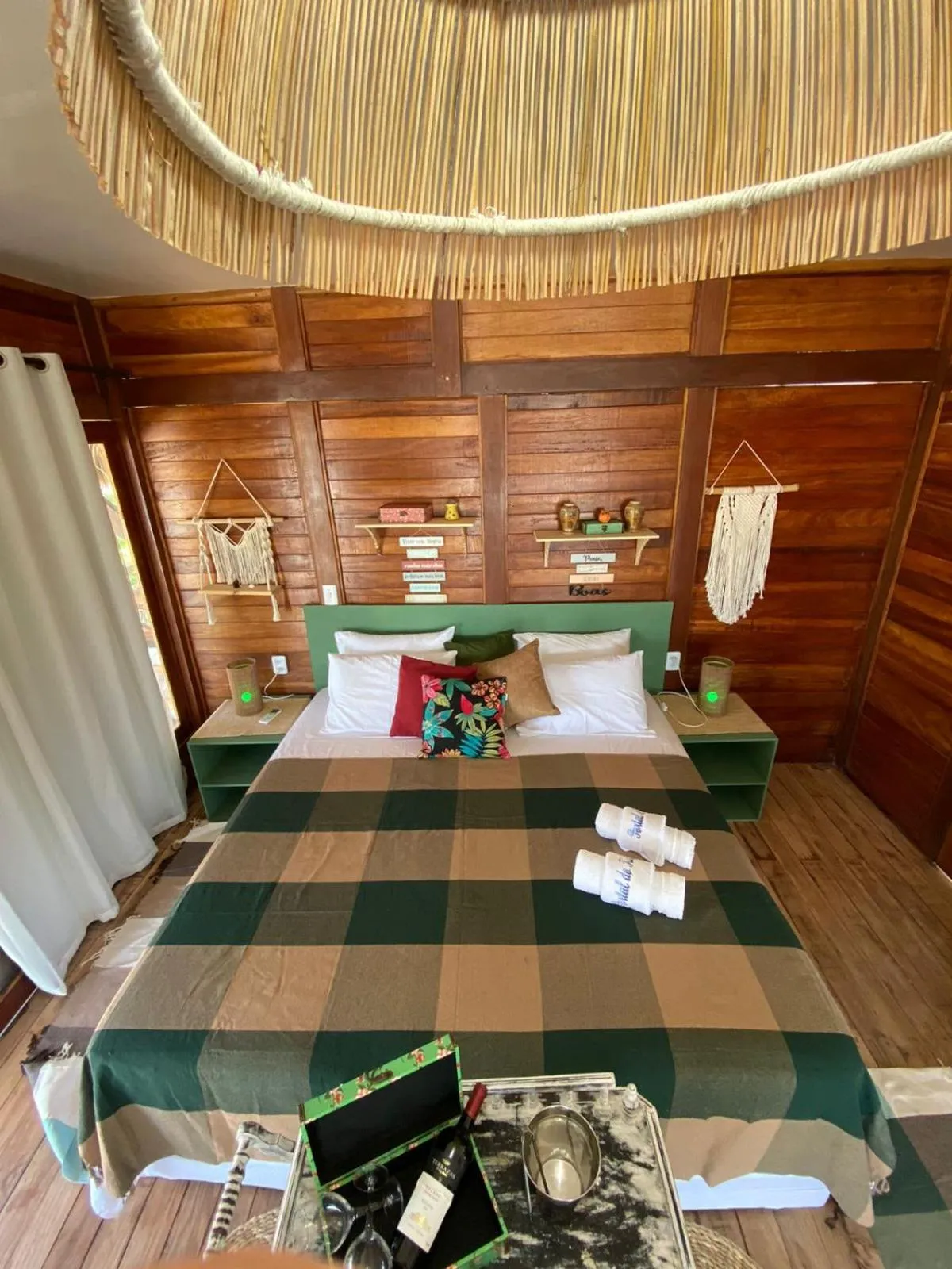 Bed in Pousada Portal do Kite