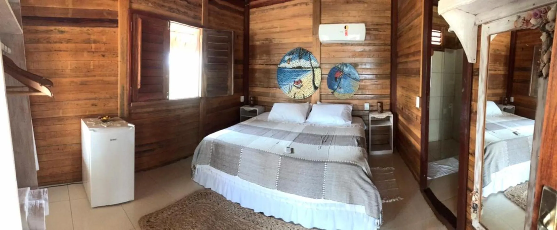 Bed in Pousada Portal do Kite