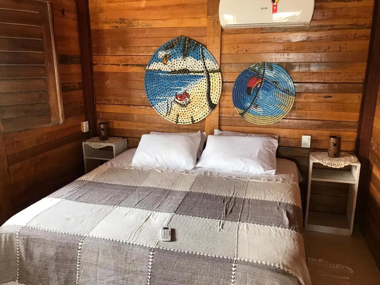 Bed in Pousada Portal do Kite