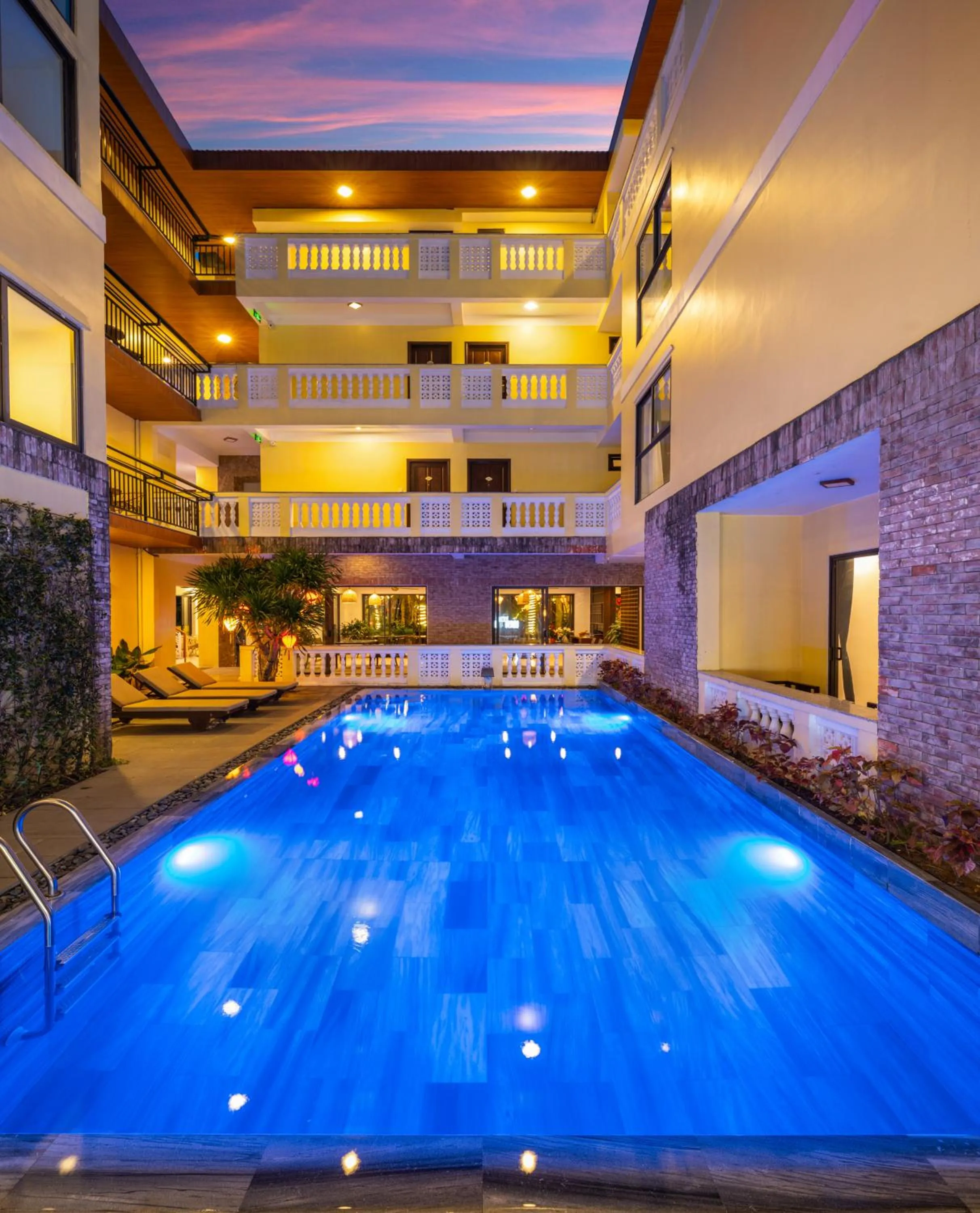 Swimming pool in Eden Hoi An Villas