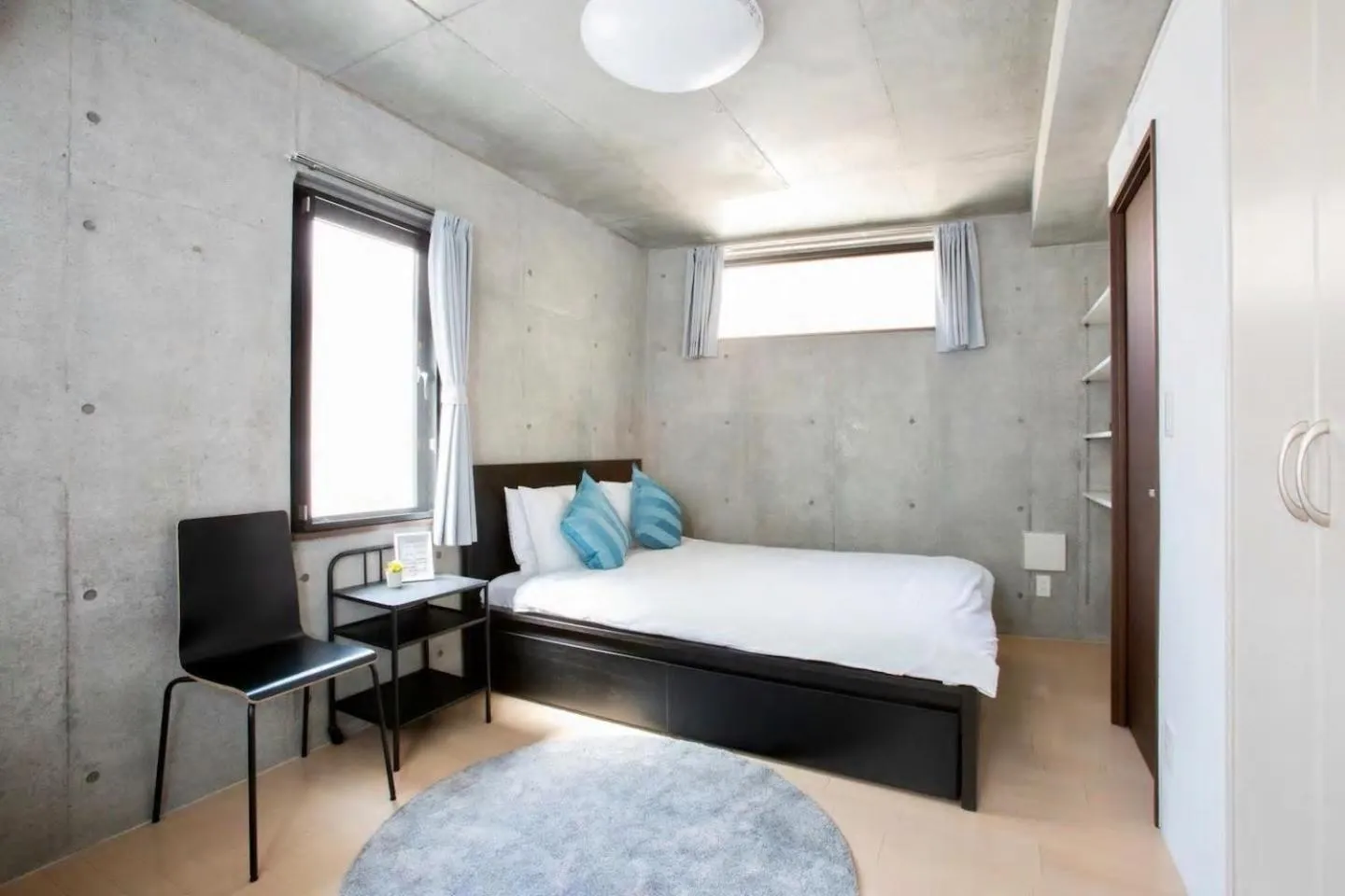 Living room, Bed in Laffitte Tokyo