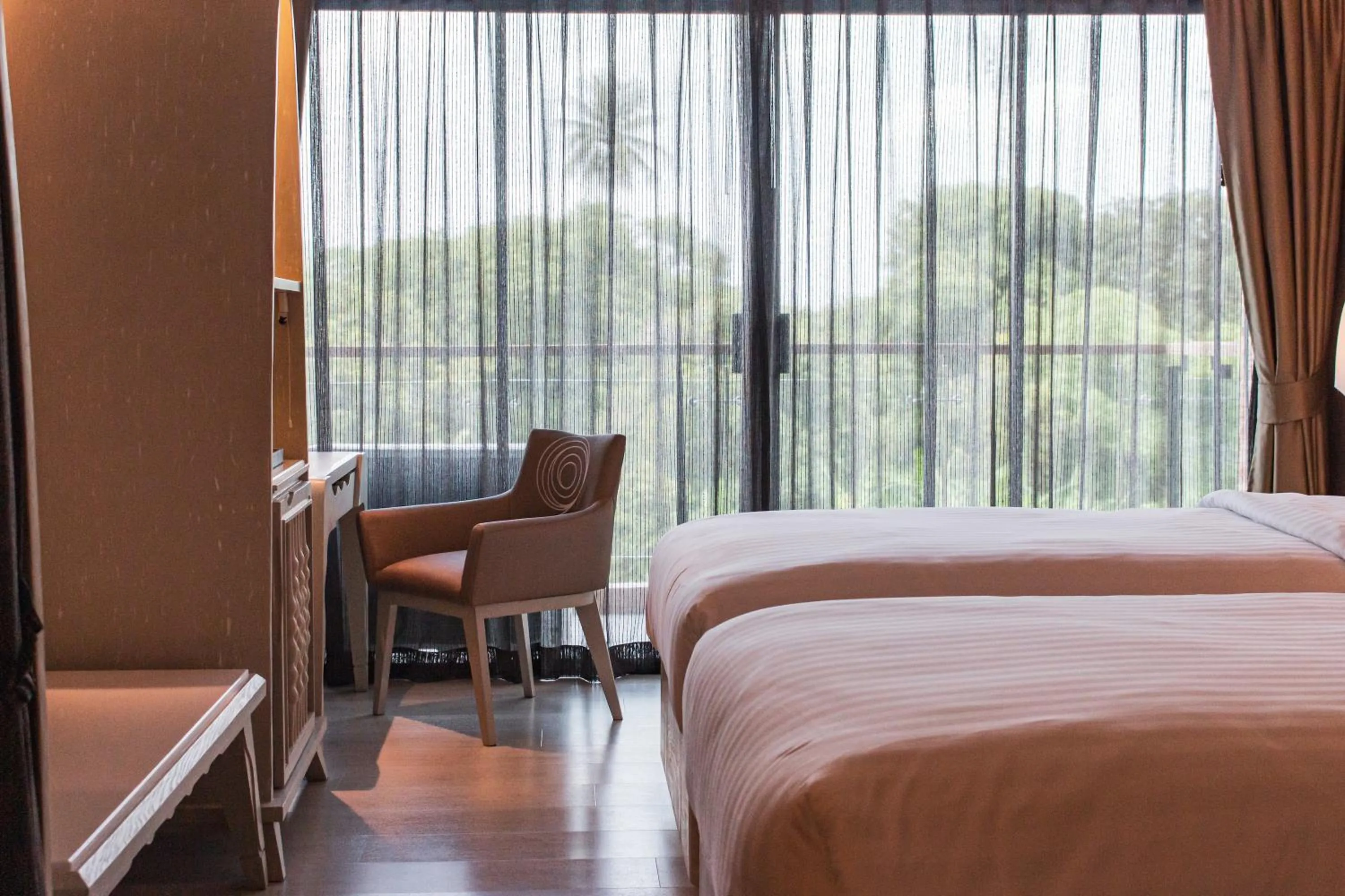 Bed in Rachabhura Hotel