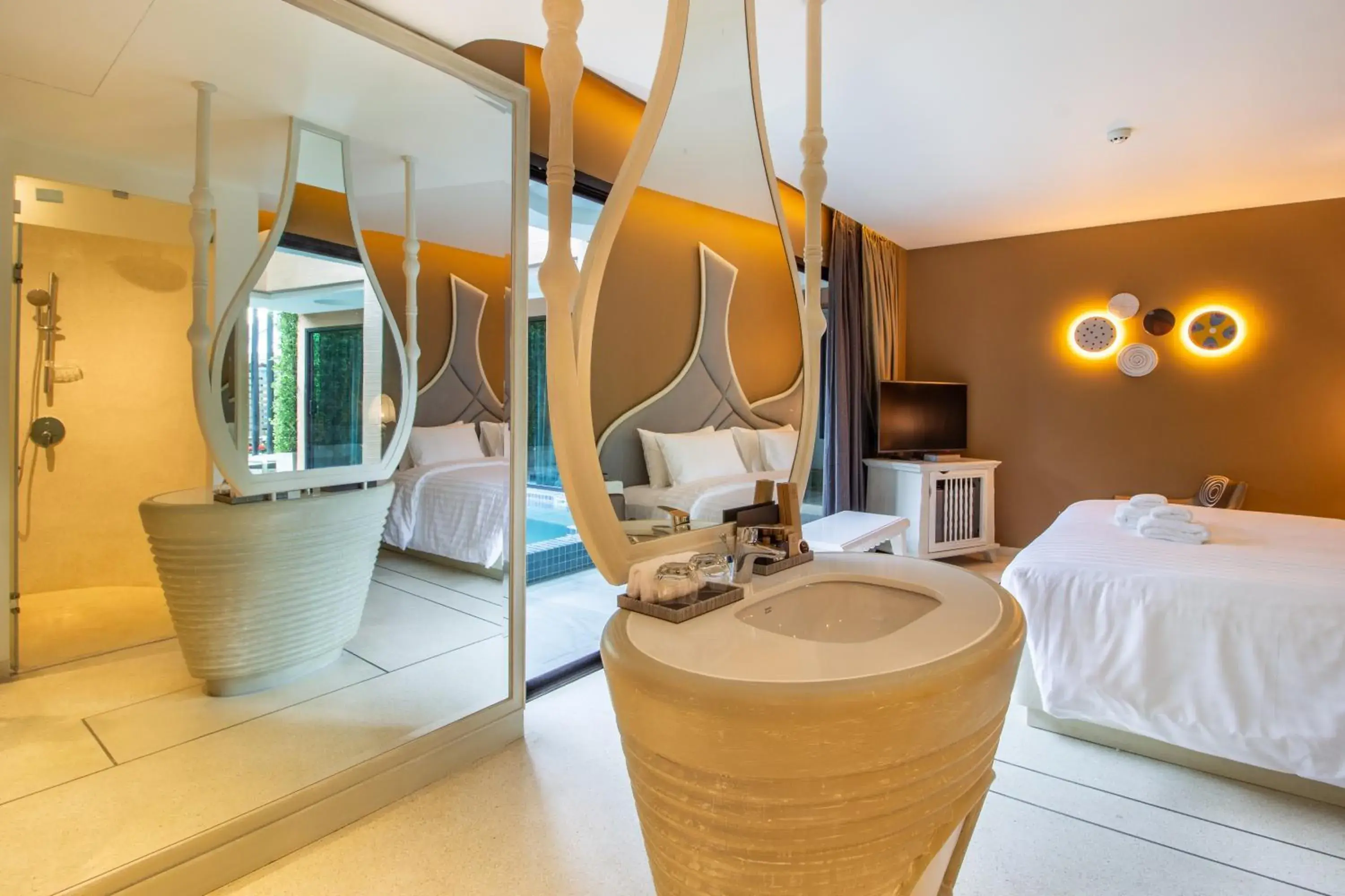 Bed in Rachabhura Hotel Bed in Rachabhura Hotel