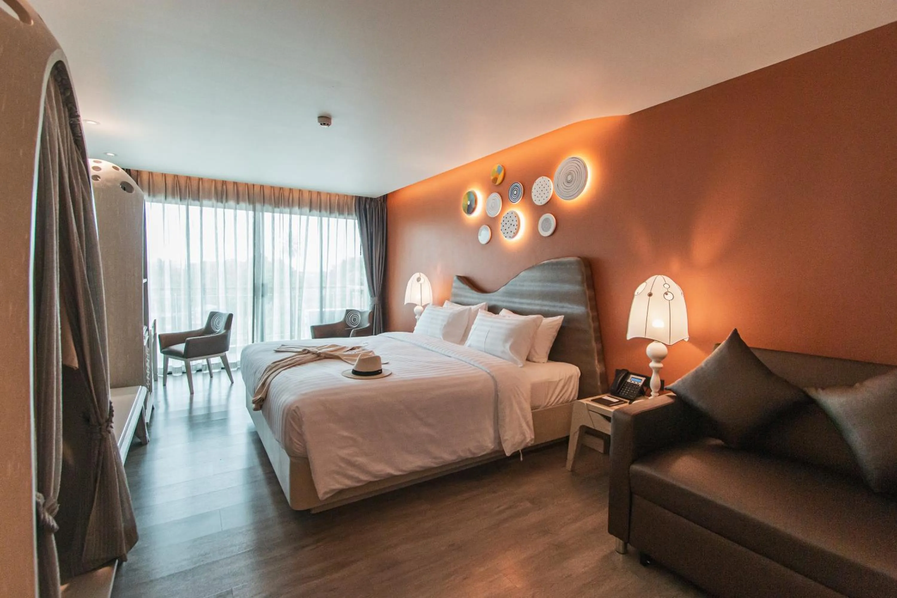 Bed in Rachabhura Hotel