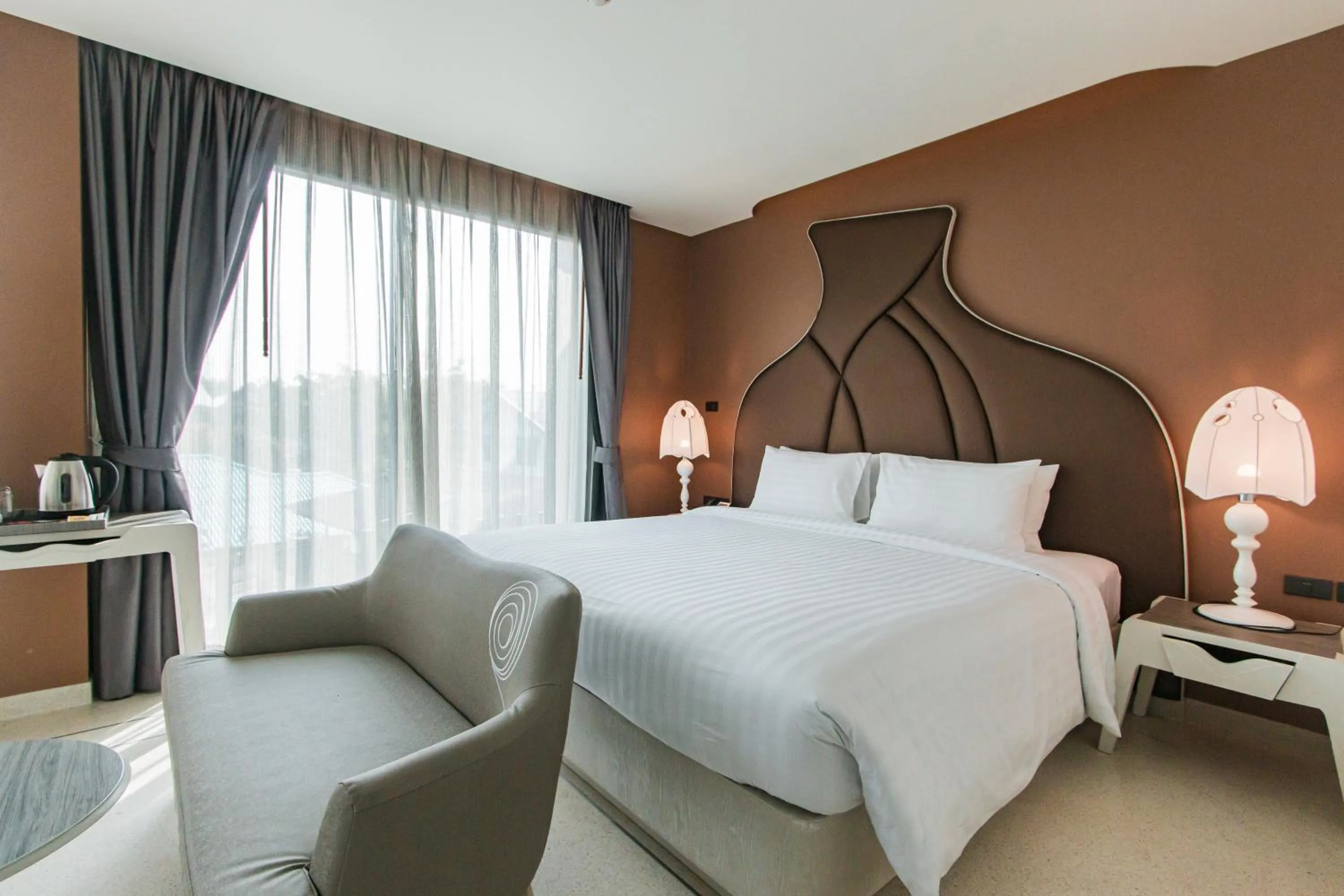 Bedroom, Bed in Rachabhura Hotel