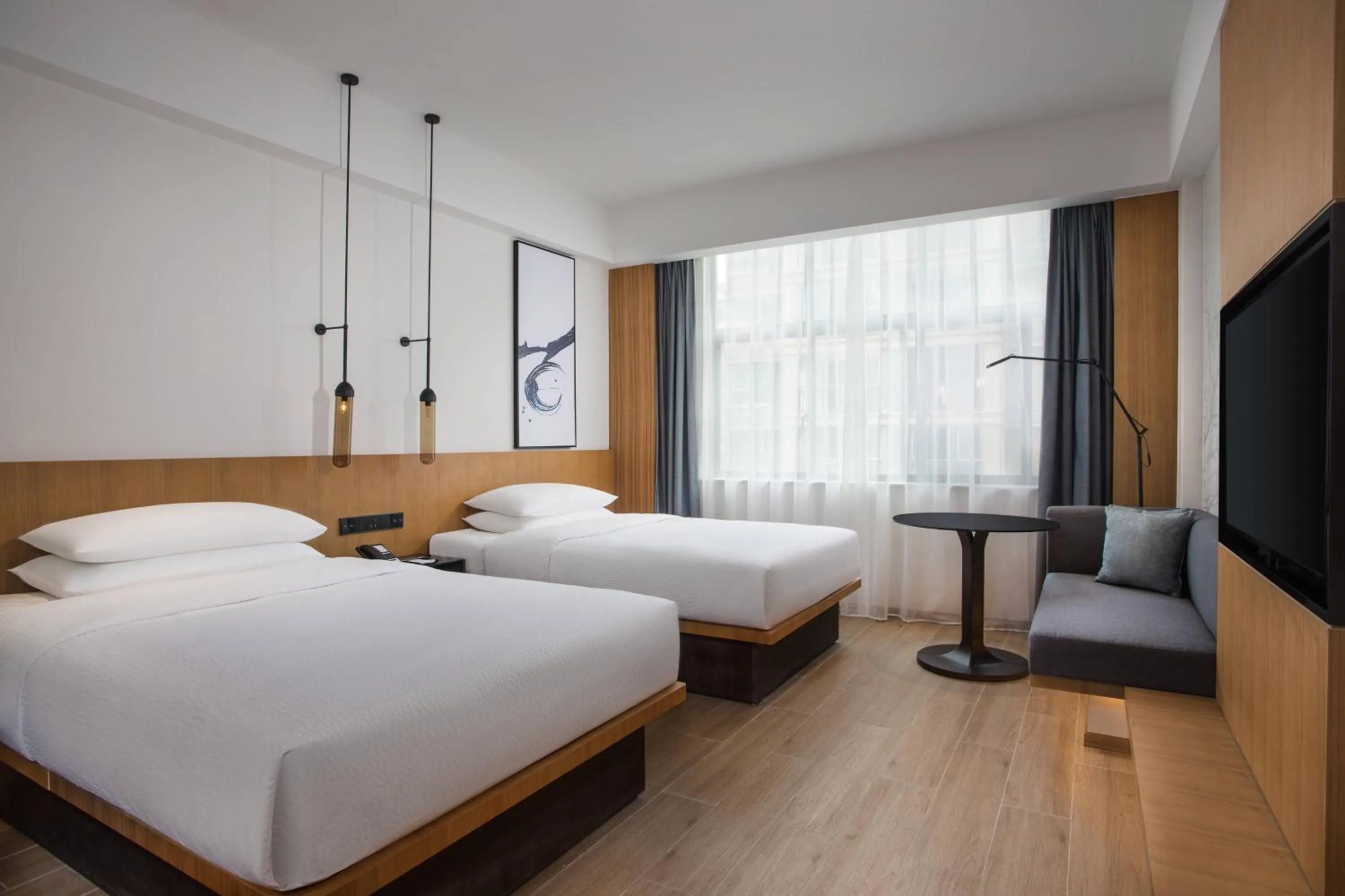 Photo of the whole room, Bed in Fairfield by Marriott Jingdezhen