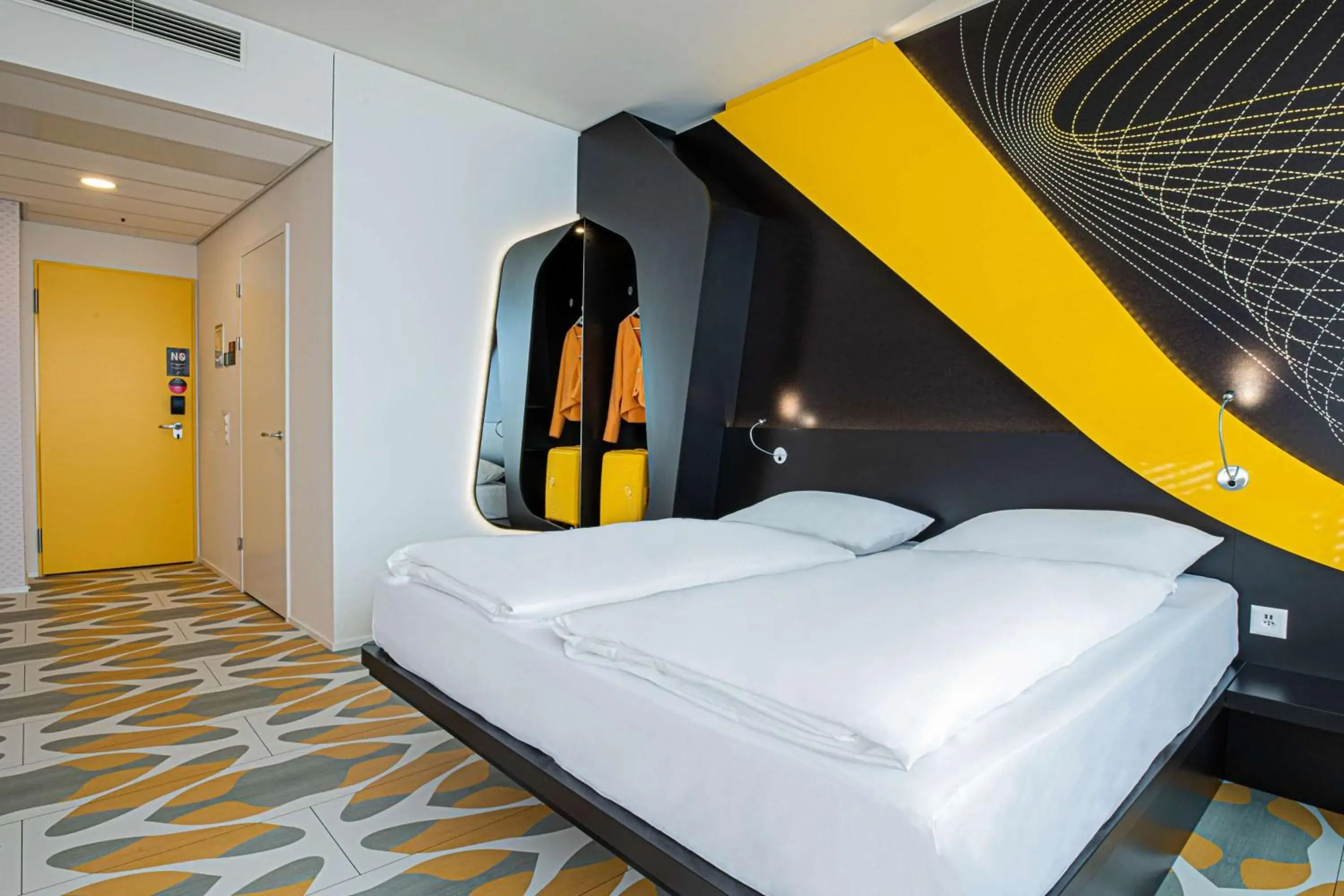 Bedroom, Bed in Prize by Radisson, Bern City Bedroom, Bed in Prize by Radisson, Bern City