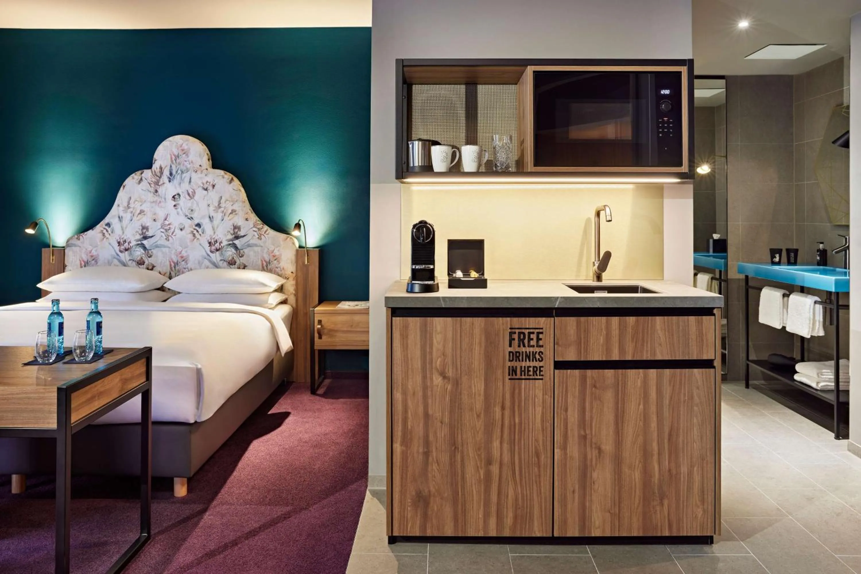 Bedroom, Bed in Me and All Hotel Dusseldorf Oberkassel, by Hyatt