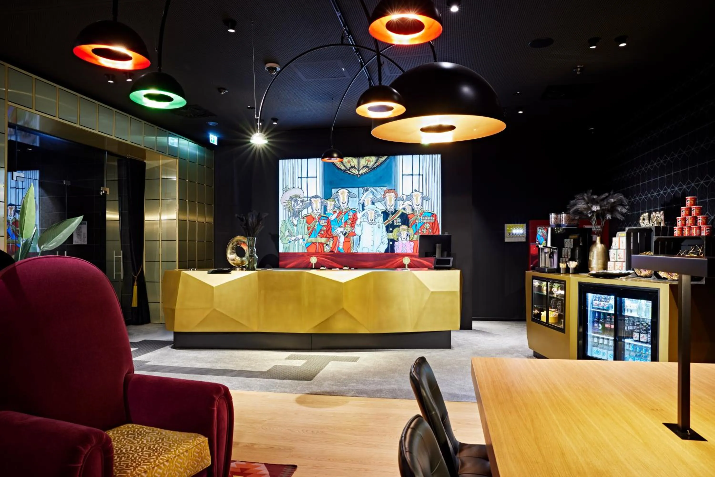 Lobby or reception in Me and All Hotel Dusseldorf Oberkassel, by Hyatt