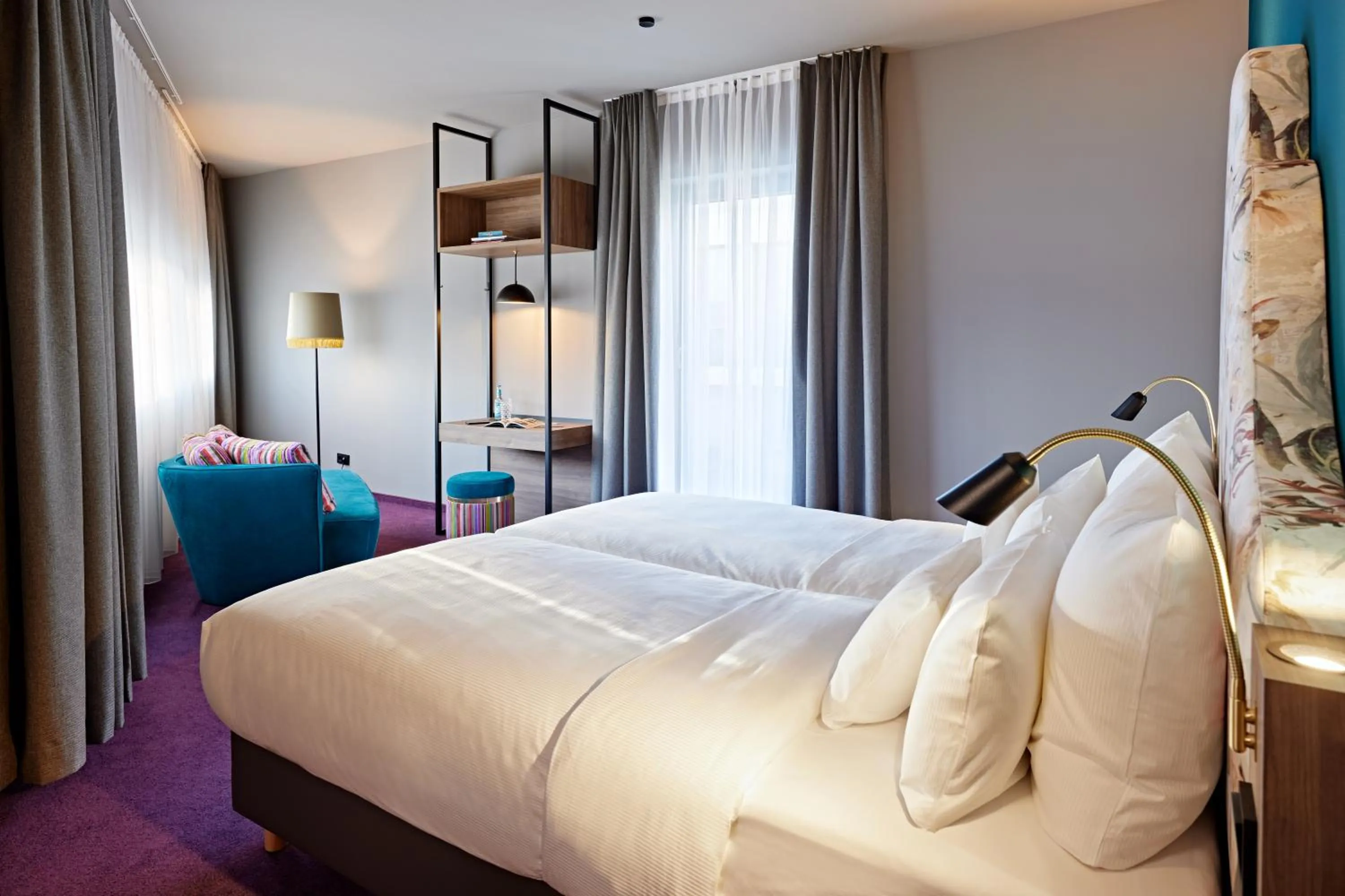 Bed in Me and All Hotel Dusseldorf Oberkassel, by Hyatt