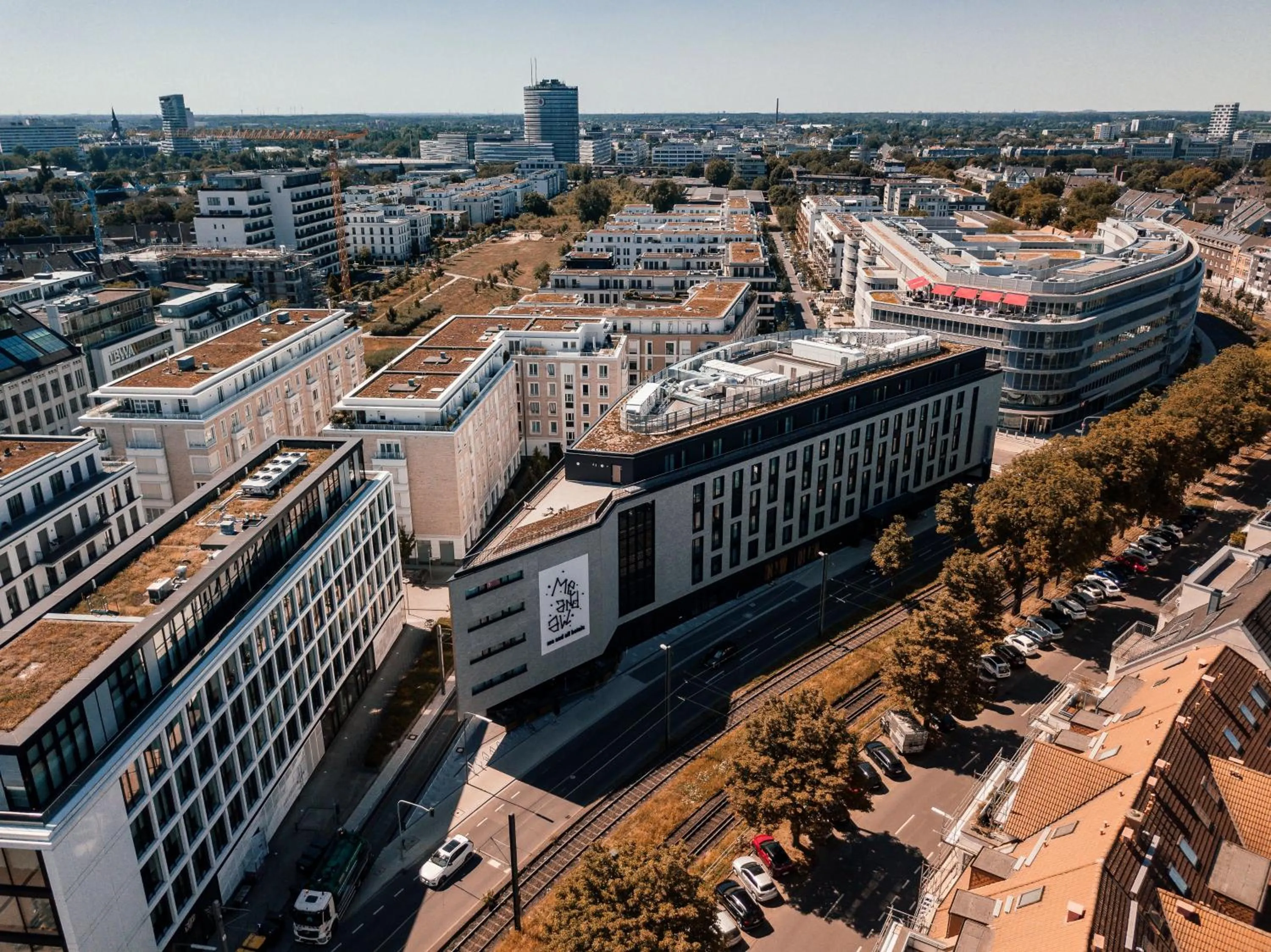Property building in Me and All Hotel Dusseldorf Oberkassel, by Hyatt