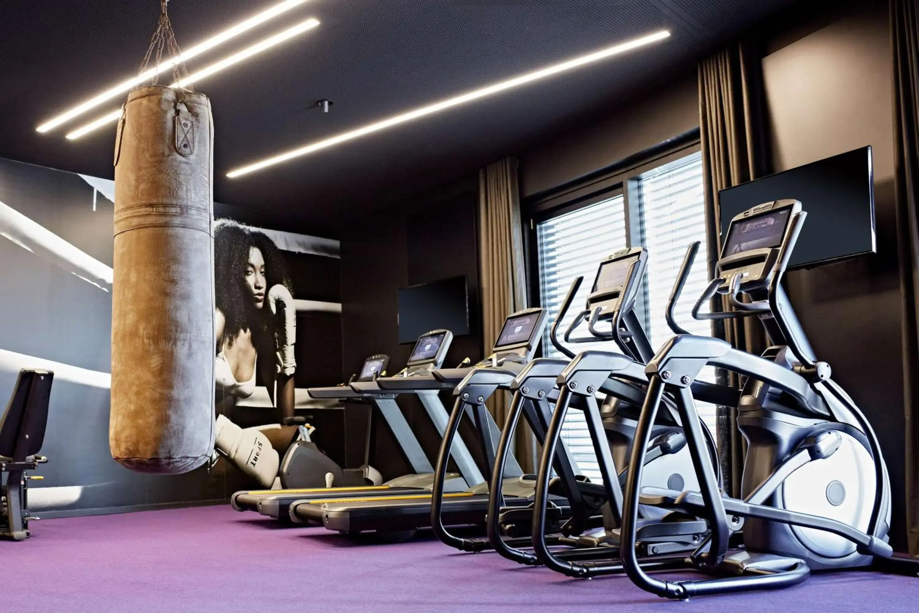 Fitness centre/facilities in Me and All Hotel Dusseldorf Oberkassel, by Hyatt Fitness centre/facilities in Me and All Hotel Dusseldorf Oberkassel, by Hyatt