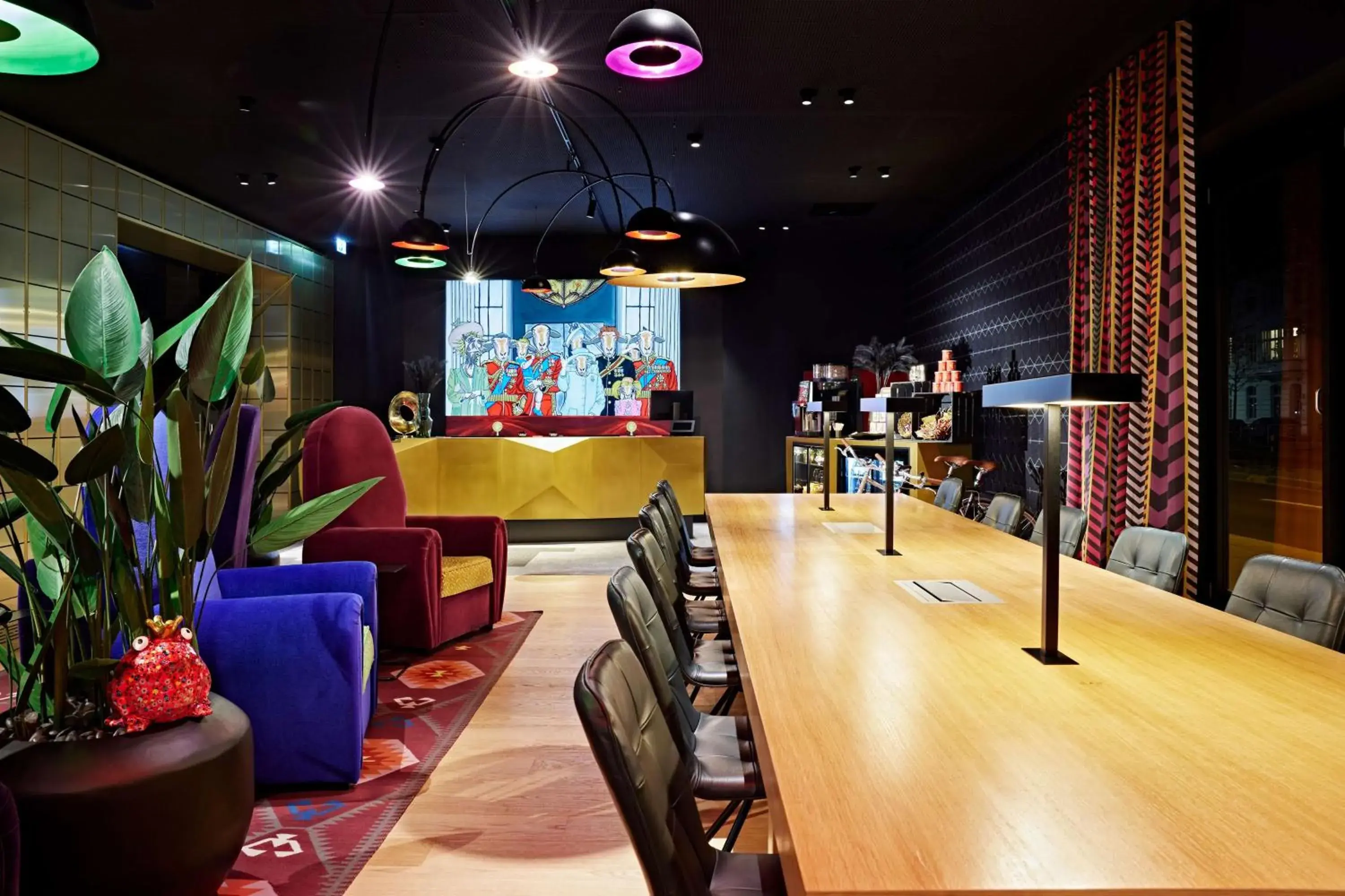 Lobby or reception in Me and All Hotel Dusseldorf Oberkassel, by Hyatt Lobby or reception in Me and All Hotel Dusseldorf Oberkassel, by Hyatt