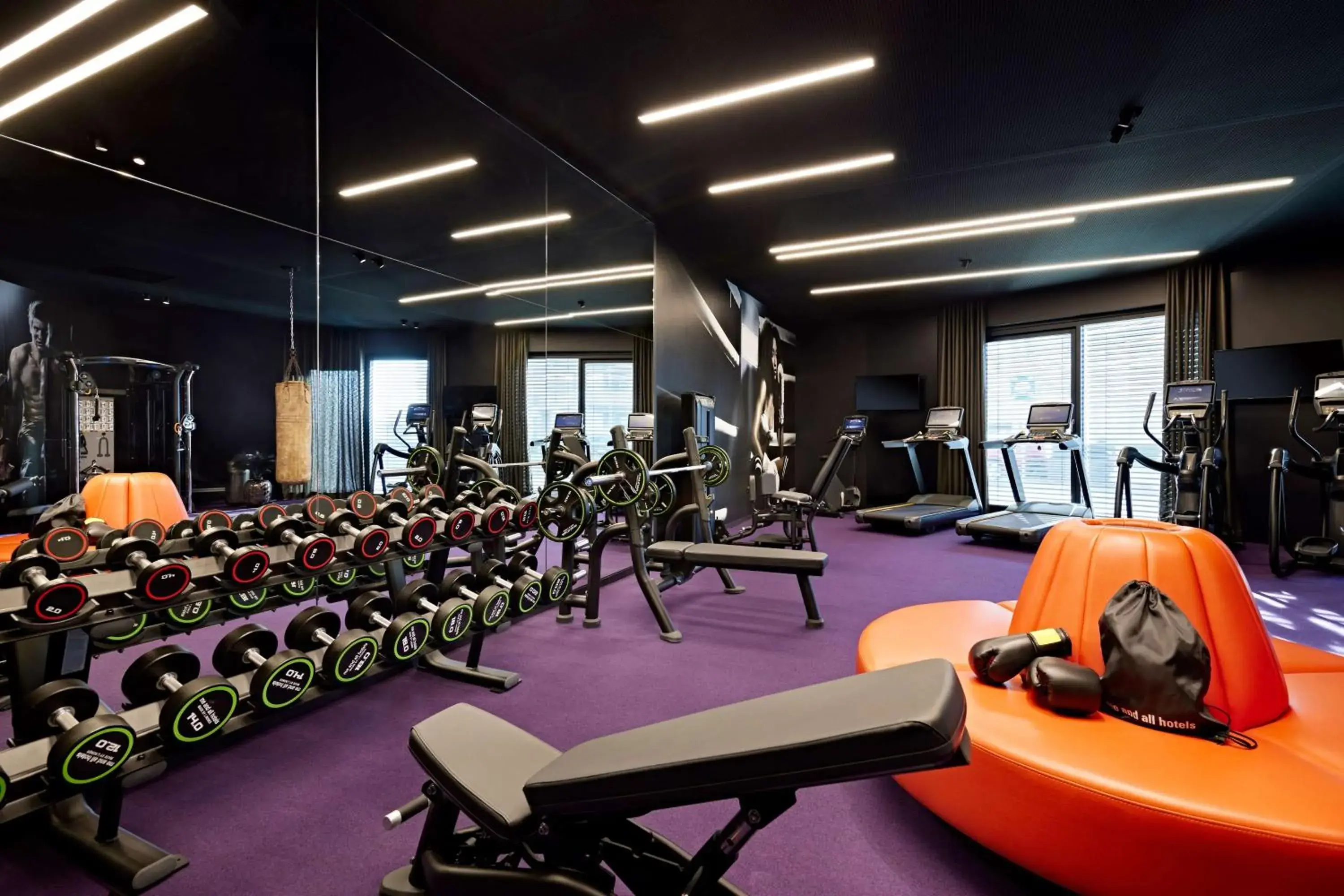 Fitness centre/facilities in Me and All Hotel Dusseldorf Oberkassel, by Hyatt Fitness centre/facilities in Me and All Hotel Dusseldorf Oberkassel, by Hyatt
