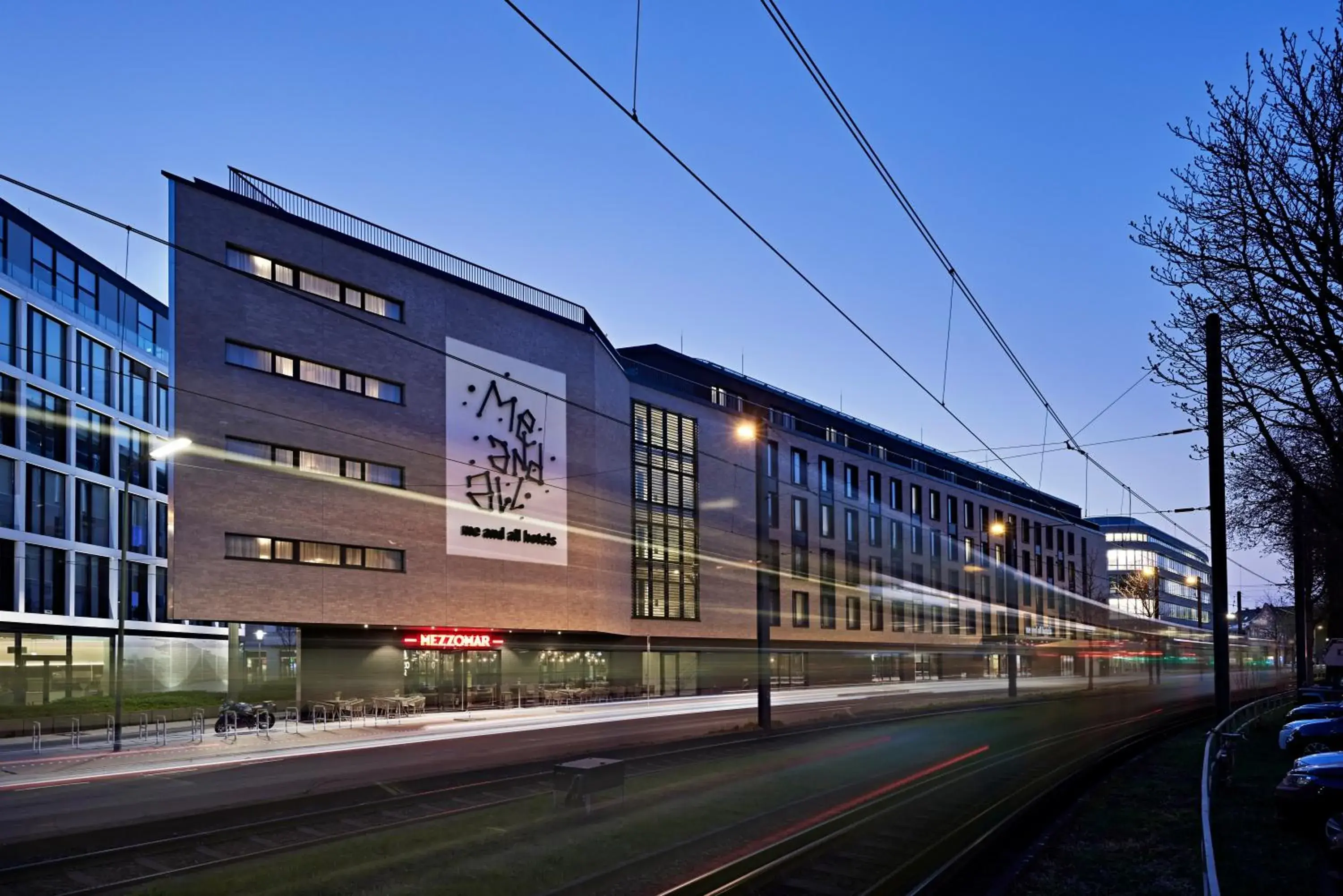 Property building in Me and All Hotel Dusseldorf Oberkassel, by Hyatt Property building in Me and All Hotel Dusseldorf Oberkassel, by Hyatt