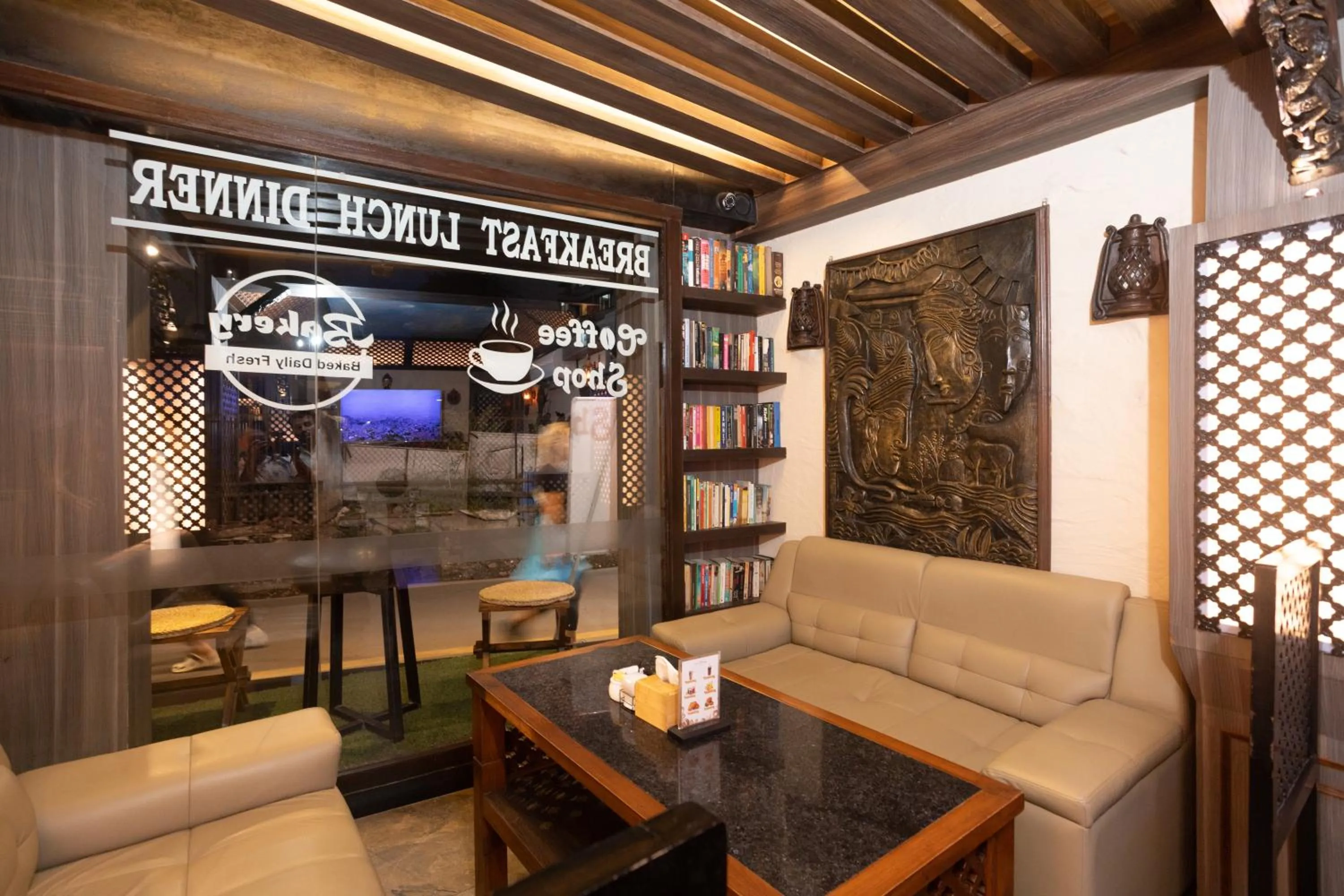 Library in Thamel Boutique Hotel