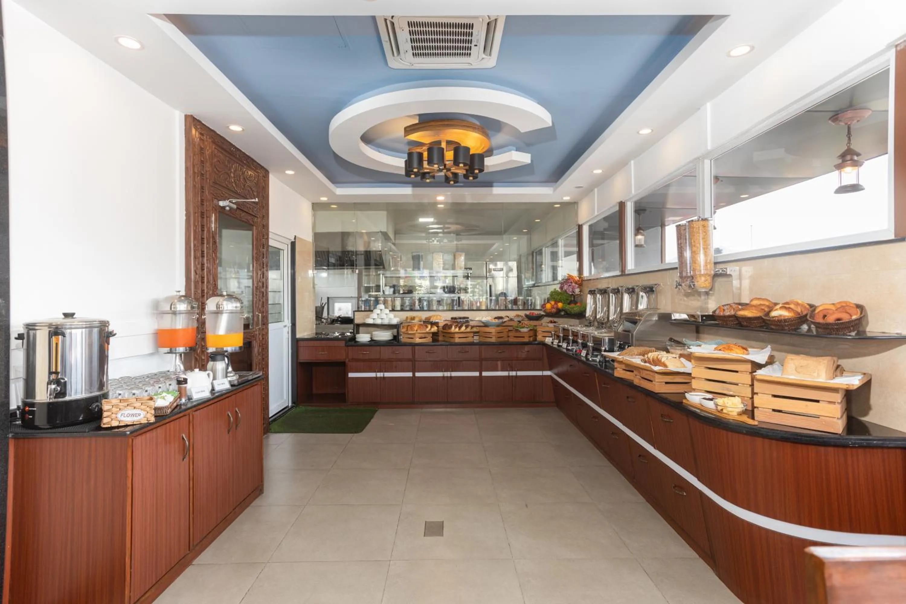 Buffet breakfast in Thamel Boutique Hotel