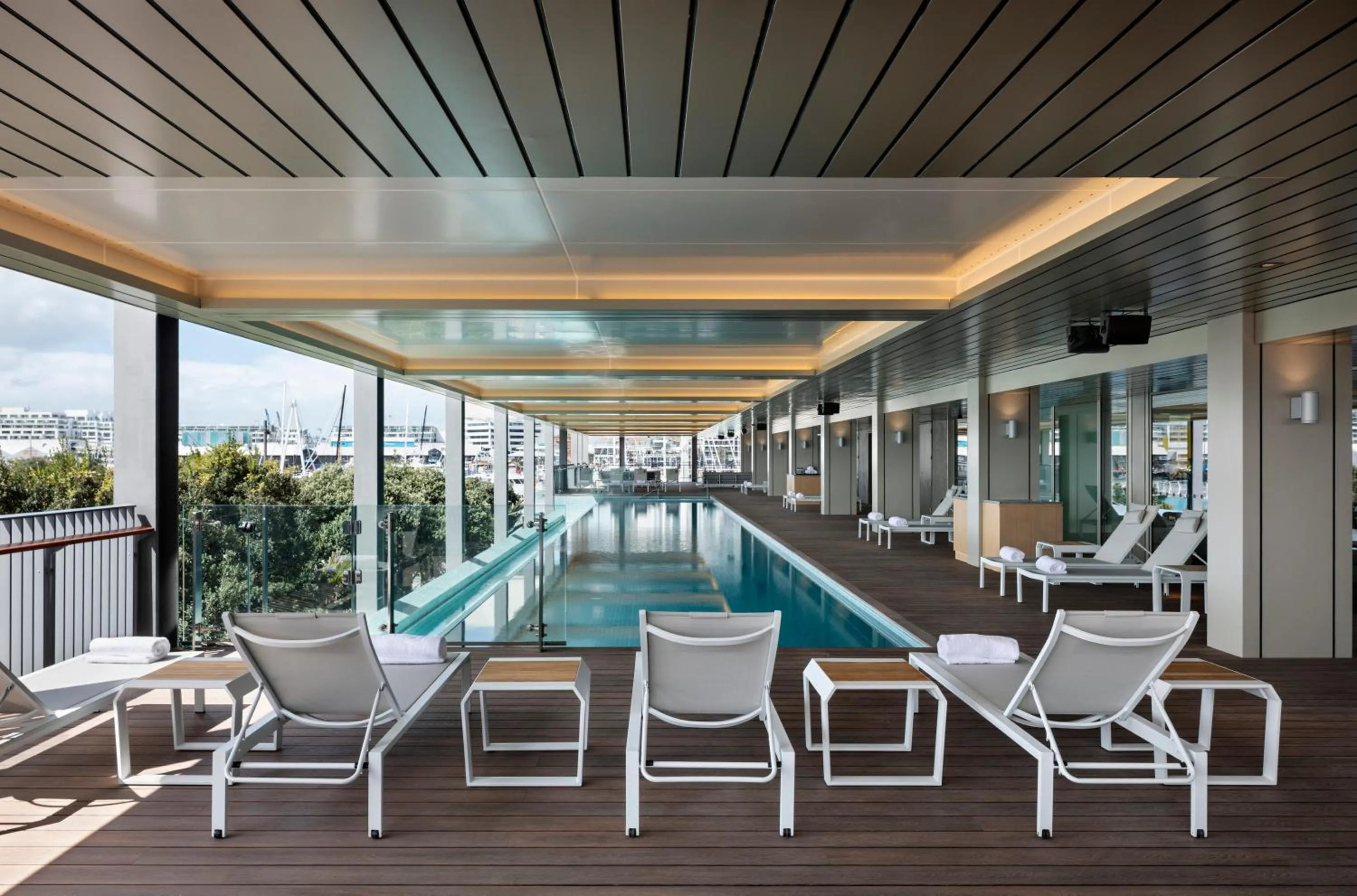 Swimming pool in Park Hyatt Auckland