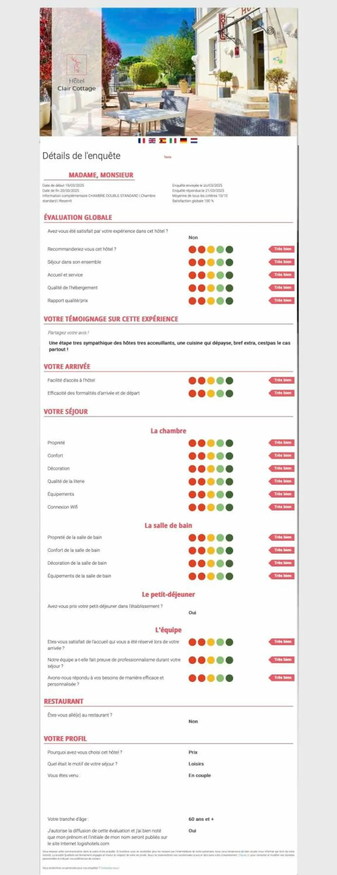 Logis Hôtel Restaurant Clair Cottage, Chisseaux - Chenonceaux