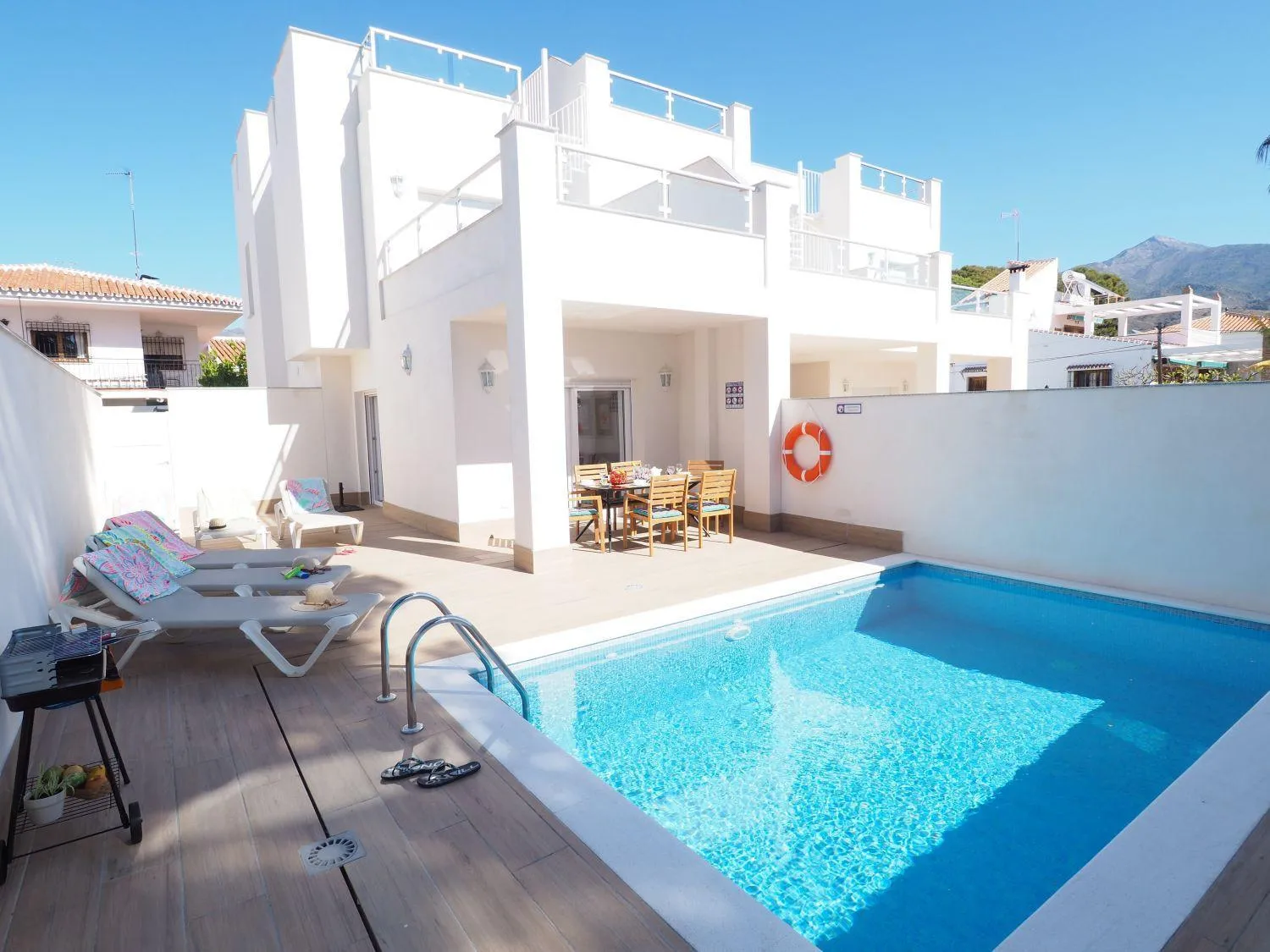 Swimming pool in Nerja Paradise Rentals - Villa Bonilla
