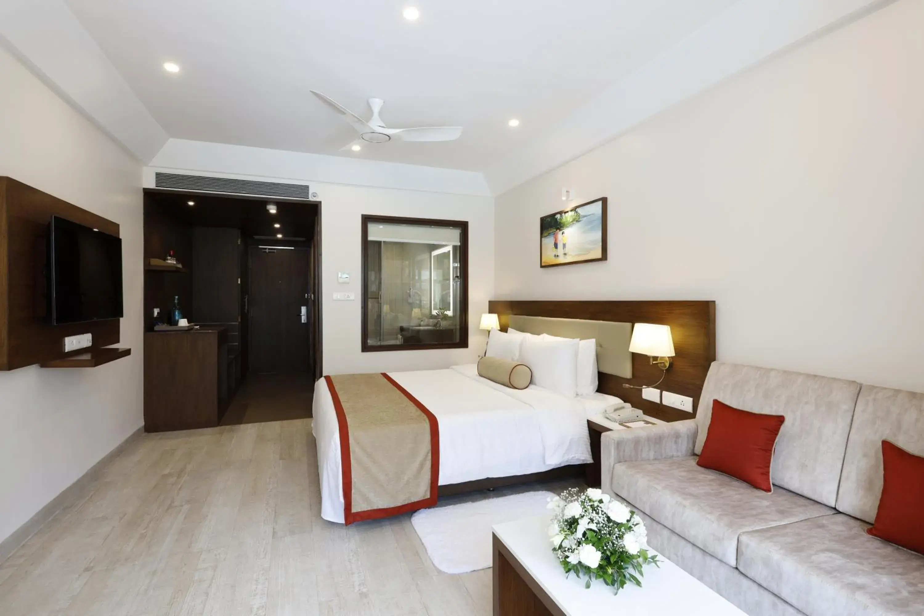 Deluxe Double Rooms With Balcony - single occupancy in Sobit Sarovar Portico Deluxe Double Rooms With Balcony - single occupancy in Sobit Sarovar Portico