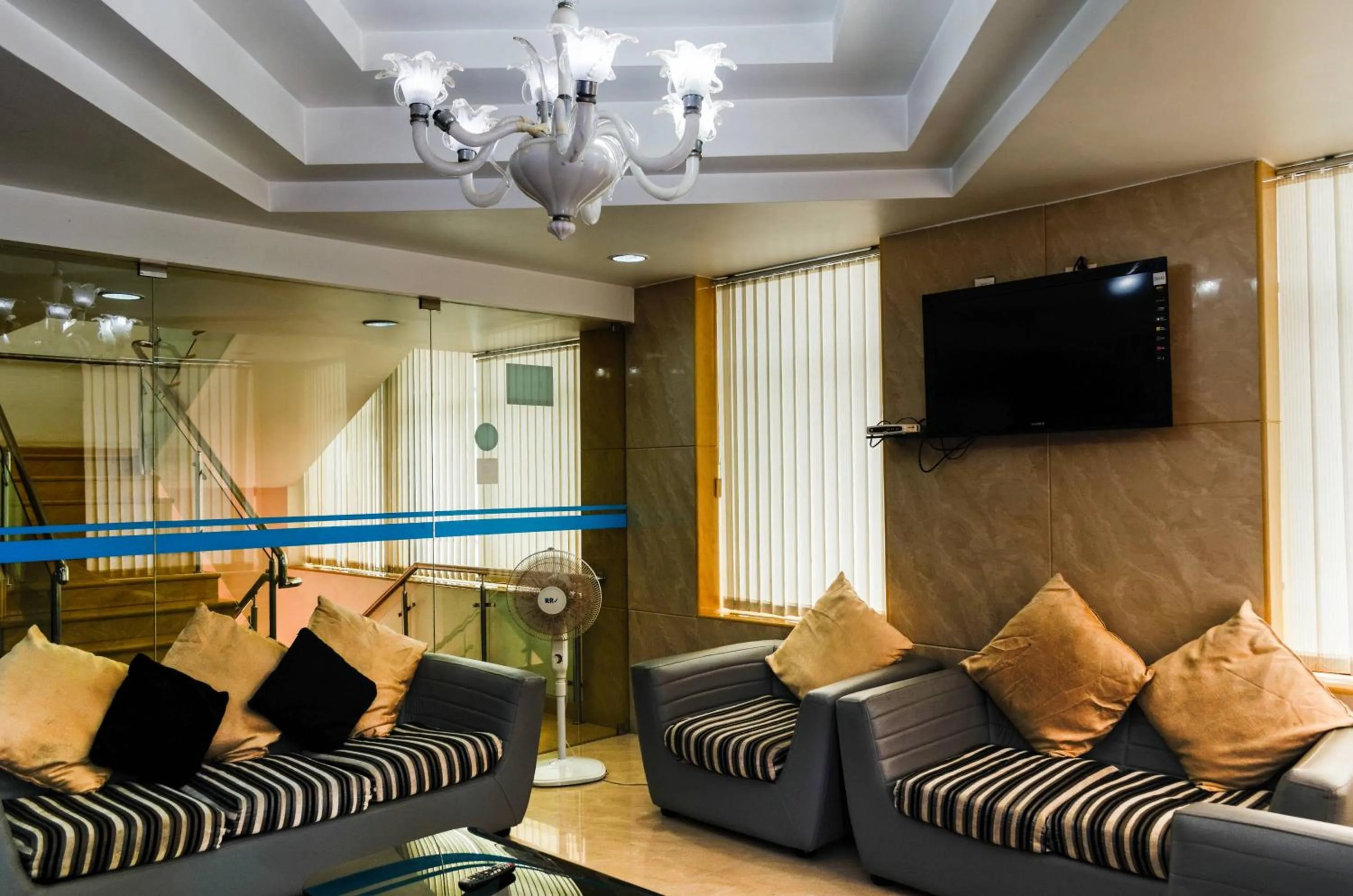 Seating area in Hotel Opalo Kailas