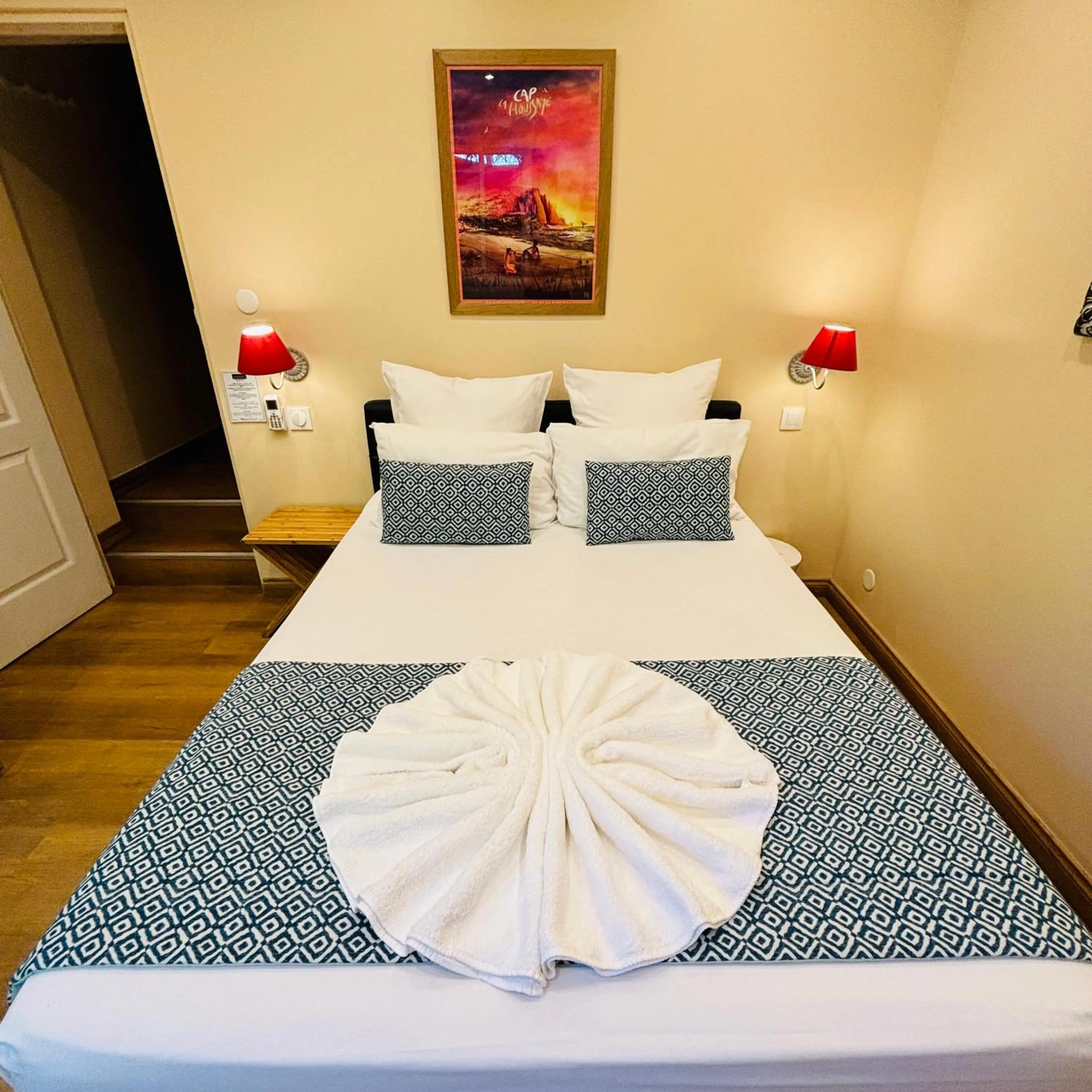 Bed in Hôtel Coco Island