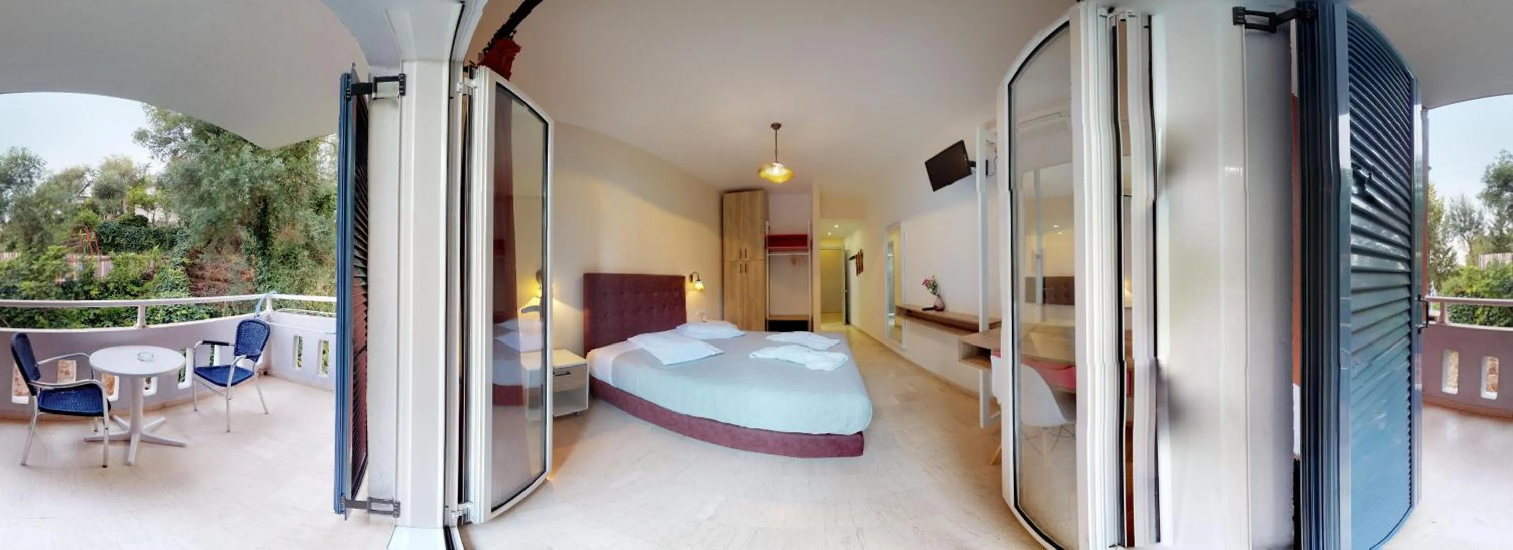 Sea view, Bed in Achilleas Hotel