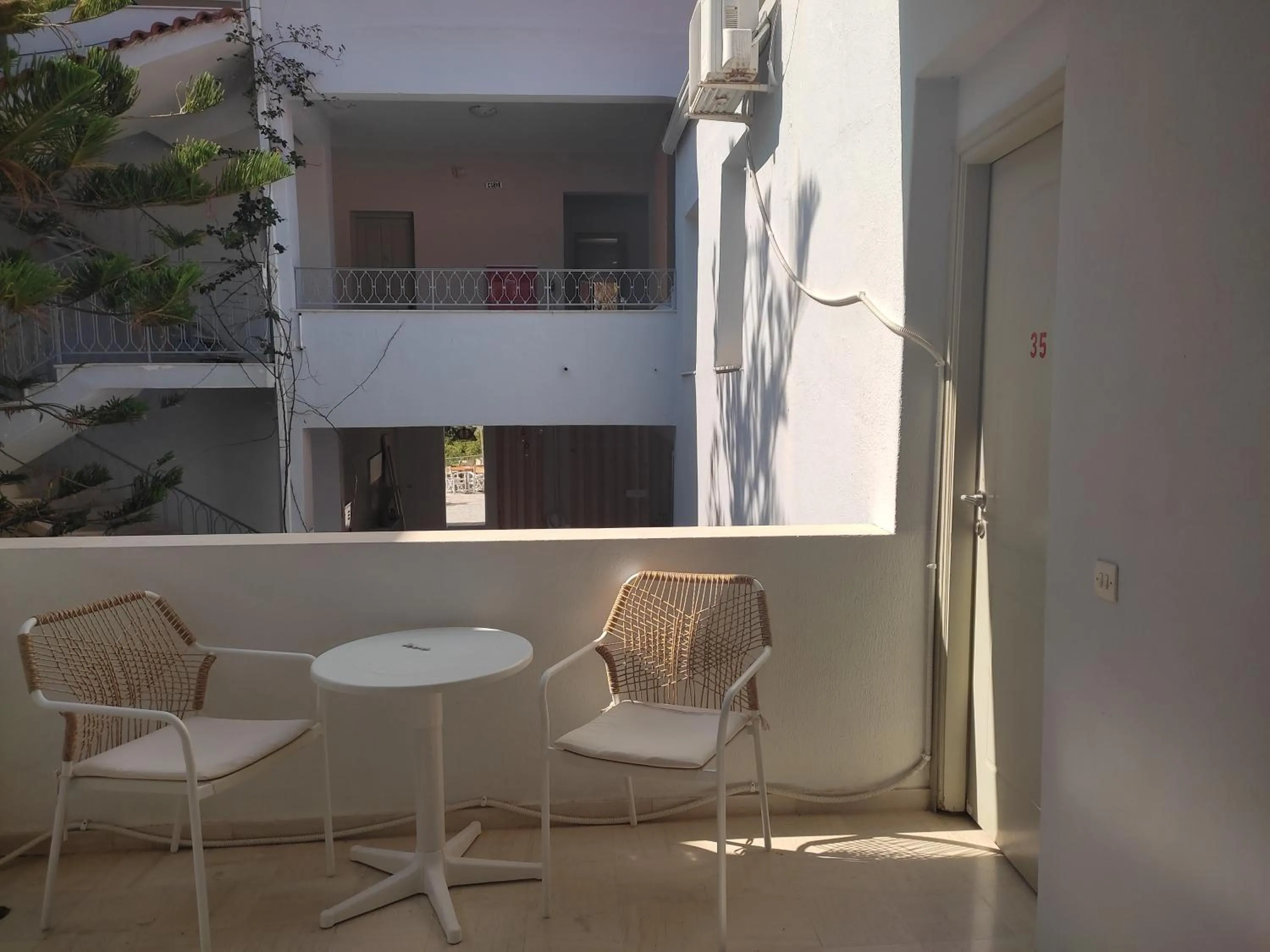 Patio in Achilleas Hotel