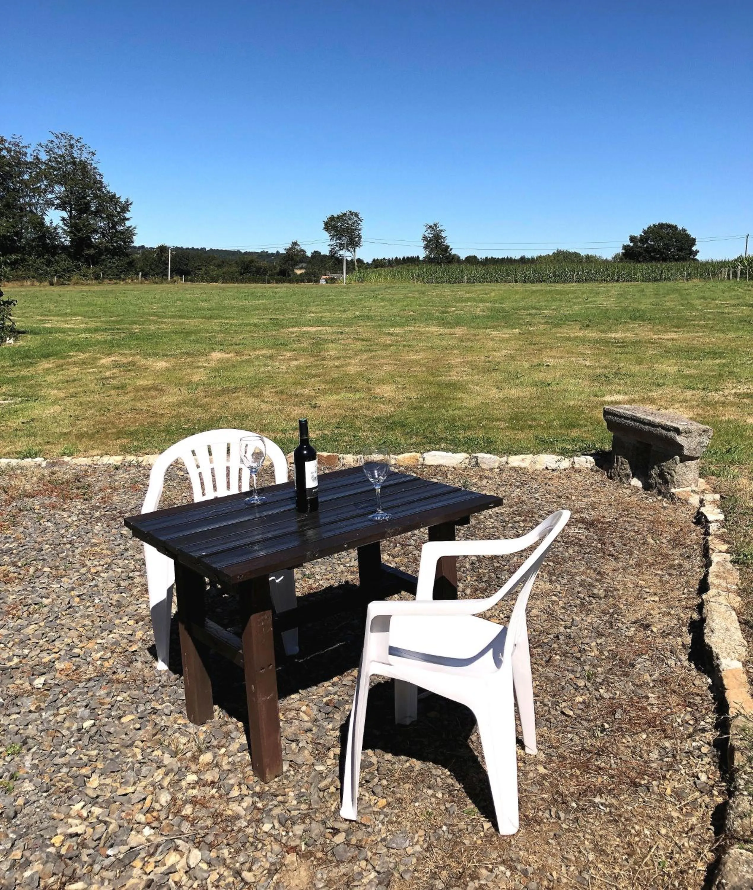 Patio in La Blanche Roche