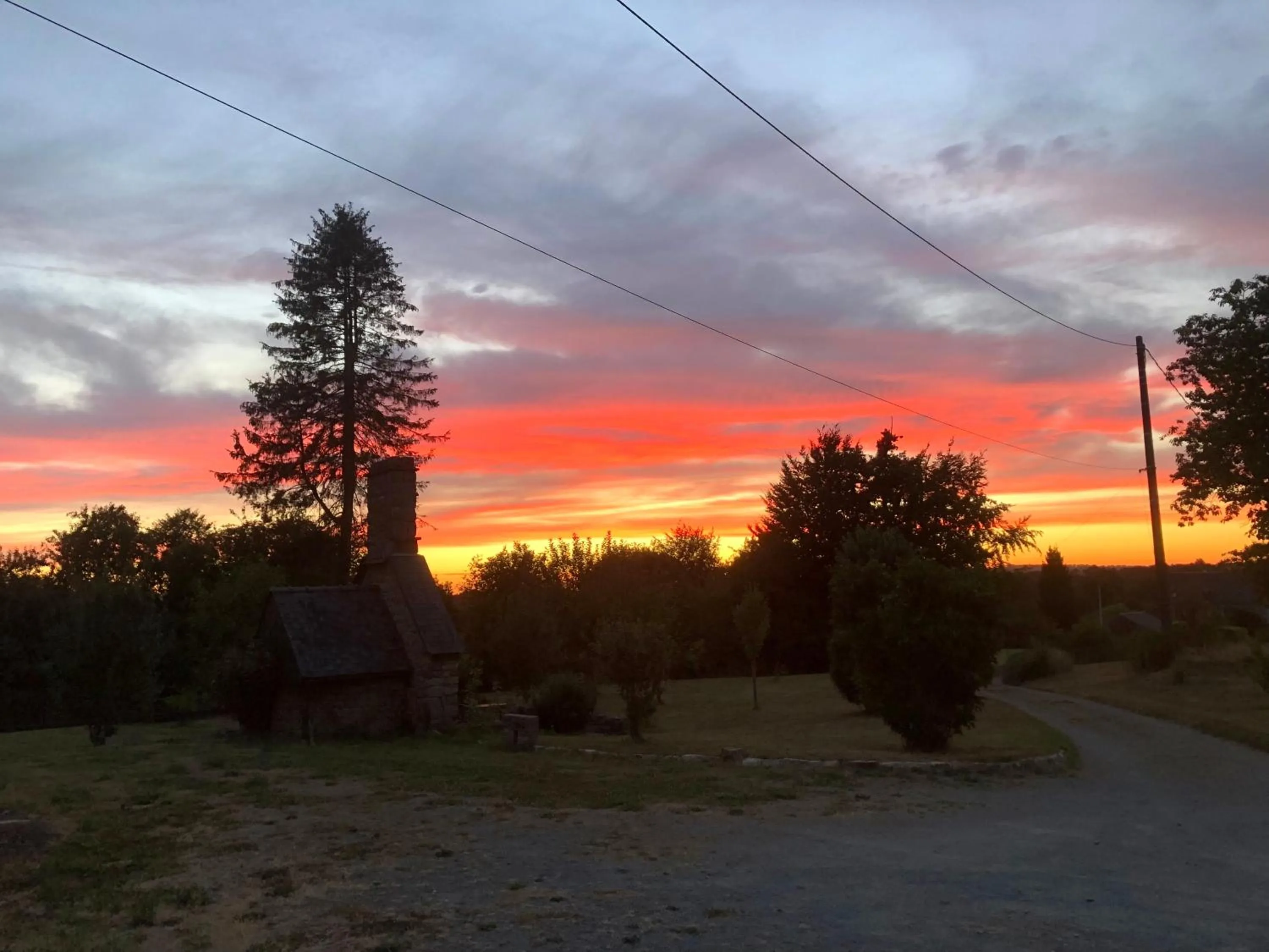 Sunset in La Blanche Roche
