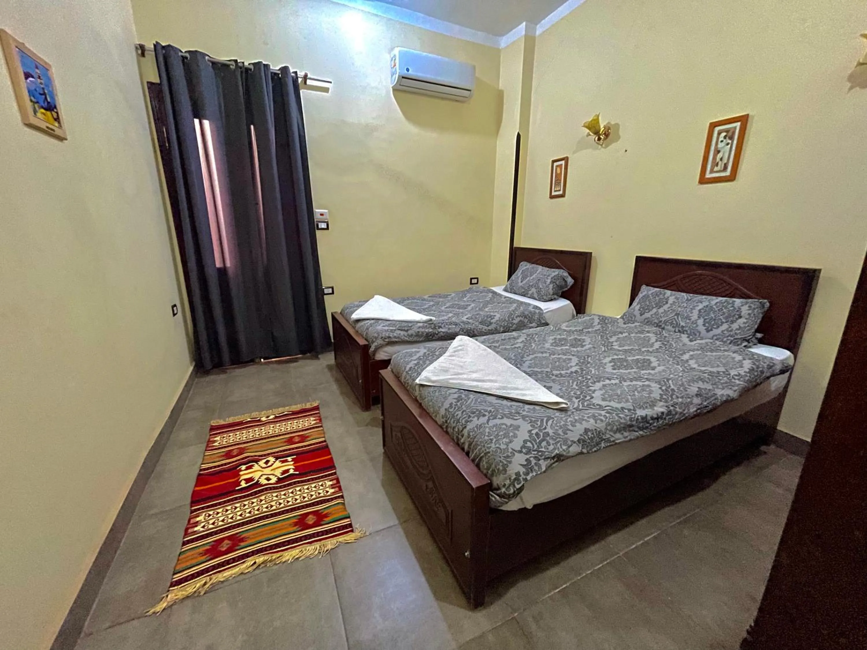 Bed in Nile Panorama Hotel & Restaurant