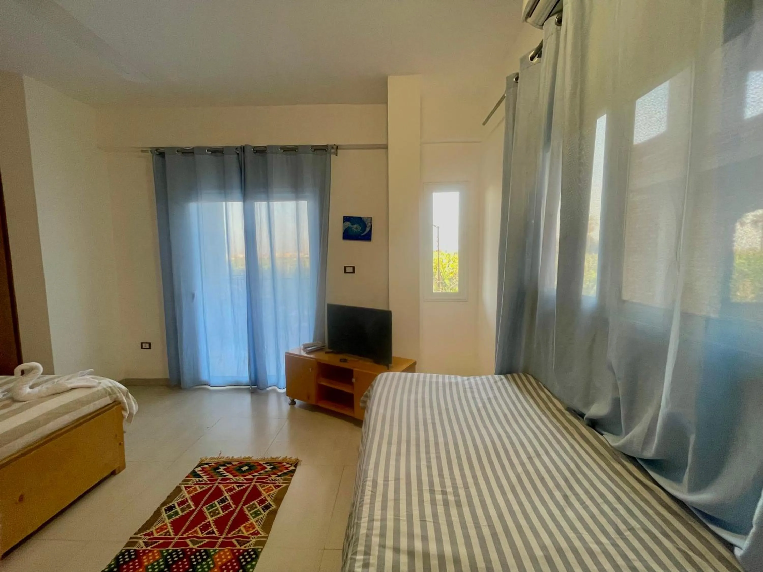 Bed in Nile Panorama Hotel & Restaurant