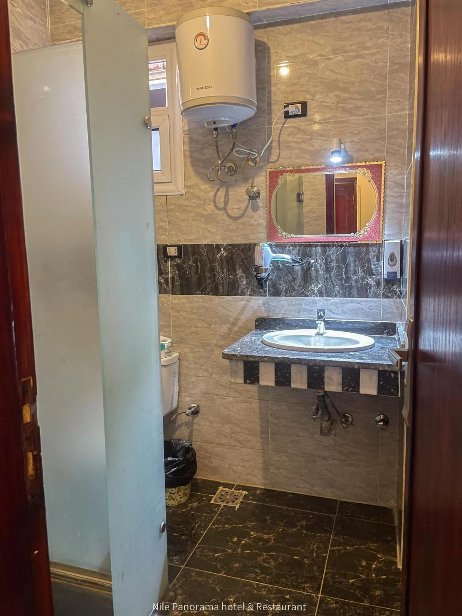 Shower in Nile Panorama Hotel & Restaurant